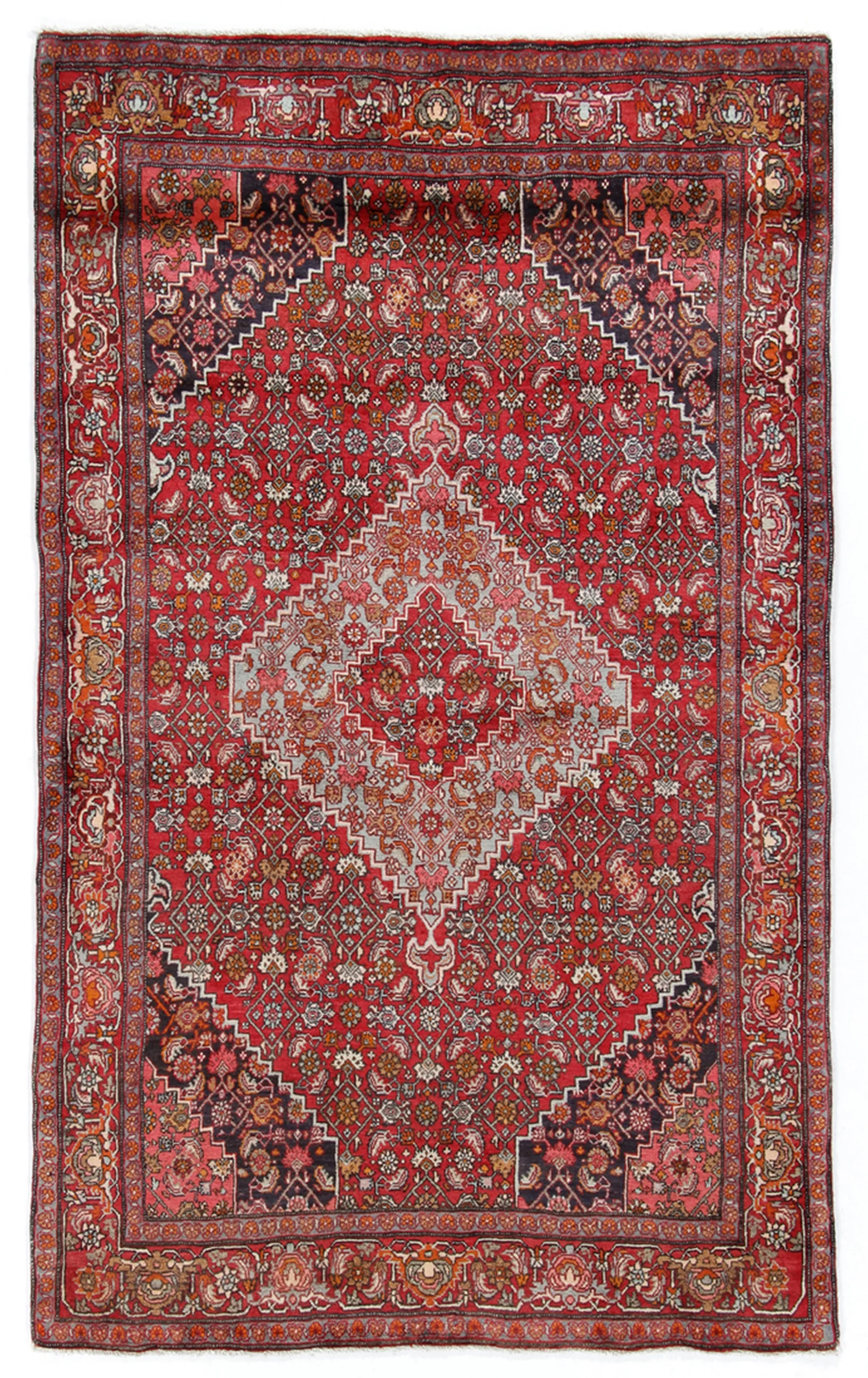 Persian Rug 130 × 210 cm in Wool, hand-knotted