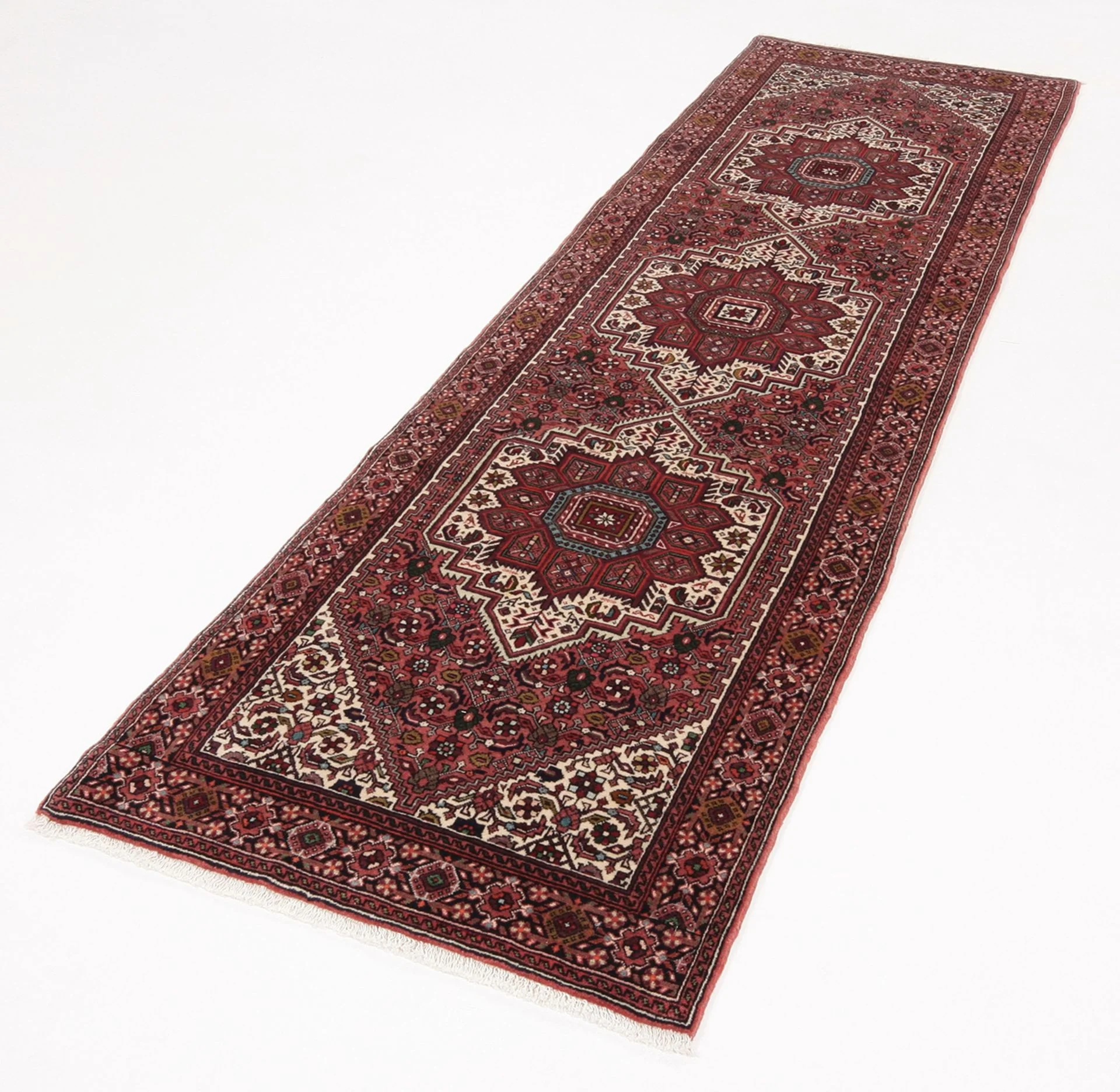 Alternative view of Wool Persian Rug 78 × 292 cm, hand-knotted