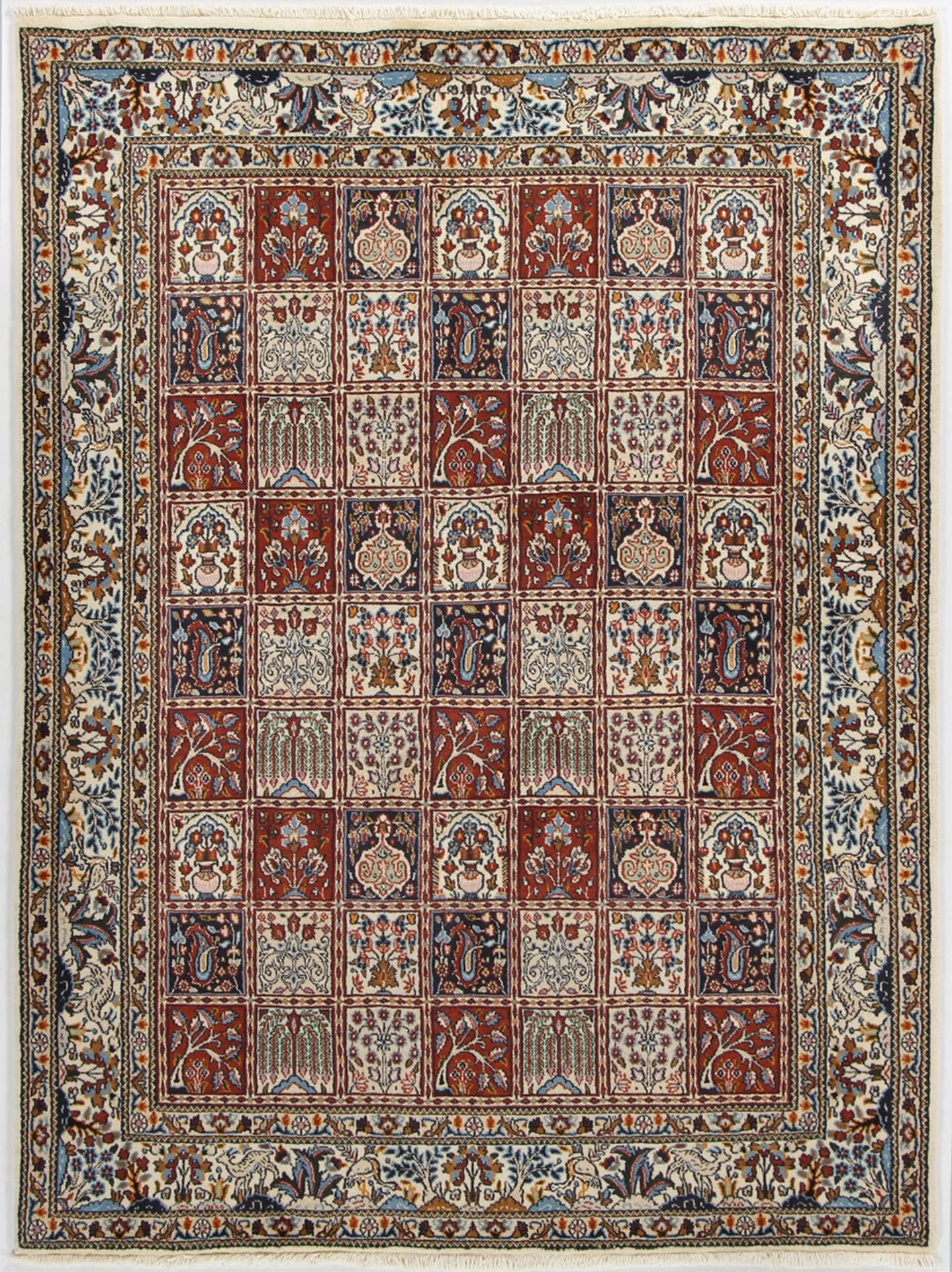 Wool Moud Persian Rug 150 × 200 cm, hand-knotted
