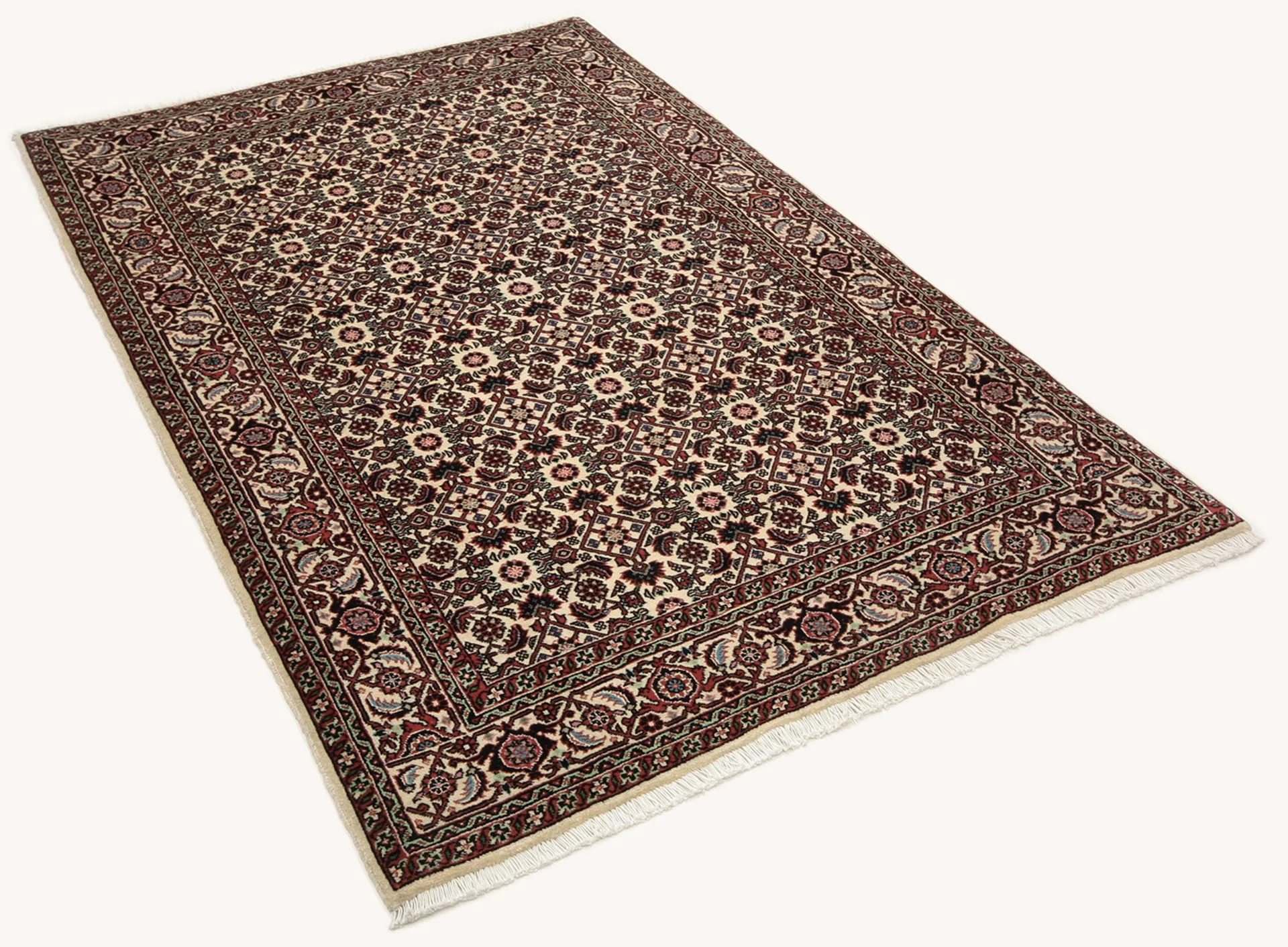 Alternative view of Wool Bijar Persian Rug 115 × 182 cm, hand-knotted