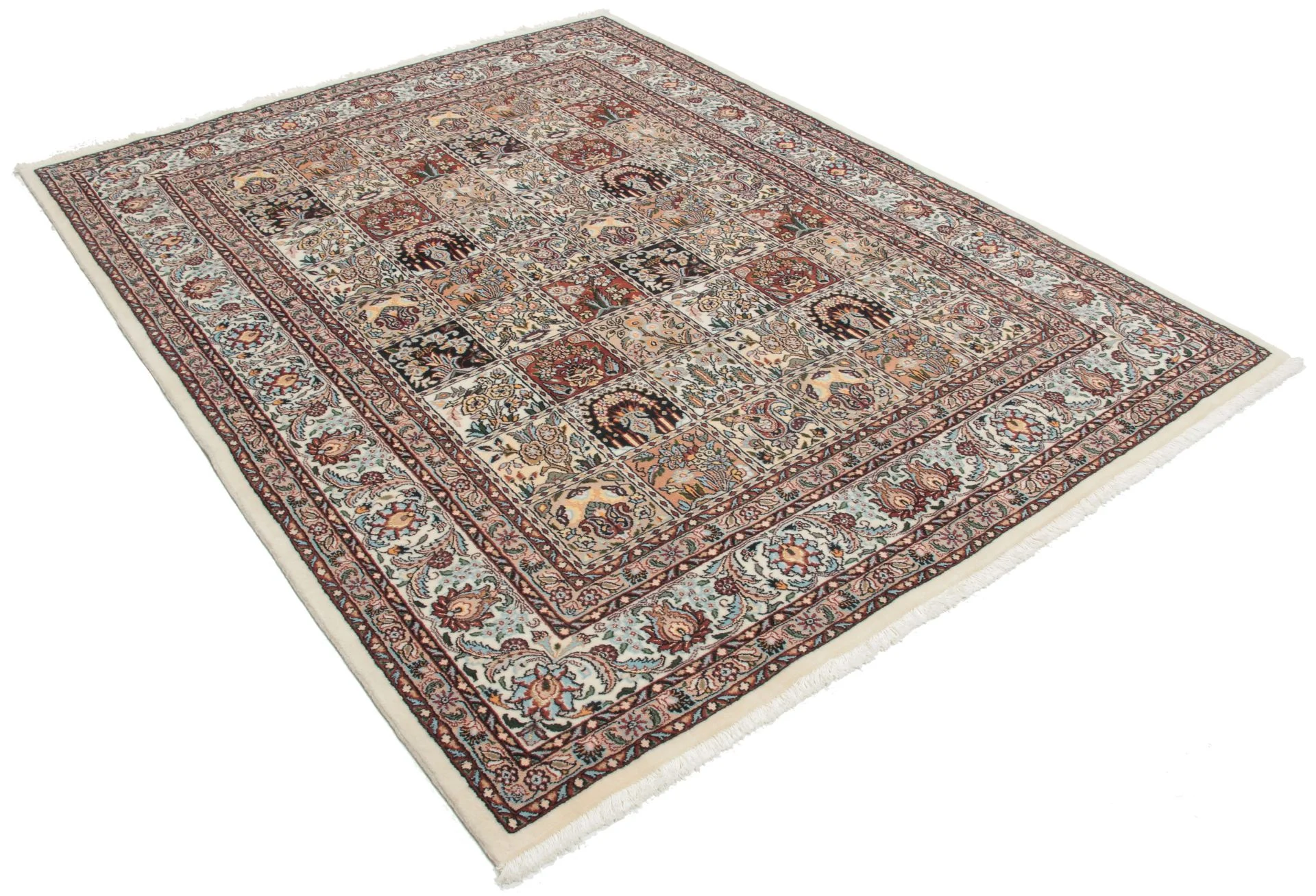 Alternative view of Wool Moud Persian Rug 155 × 205 cm, hand-knotted