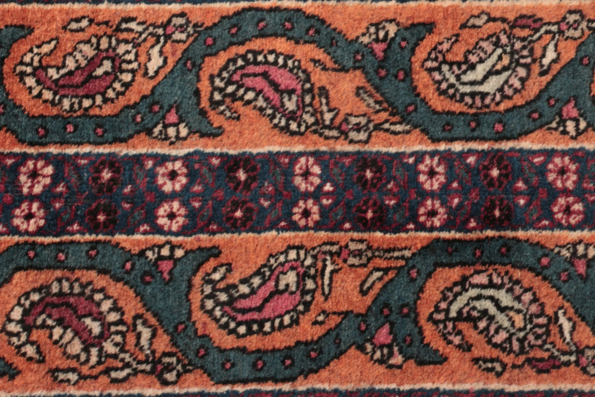 Alternative view of Hand-Knotted Bijar Persian Rug, 122 × 208 cm, Wool