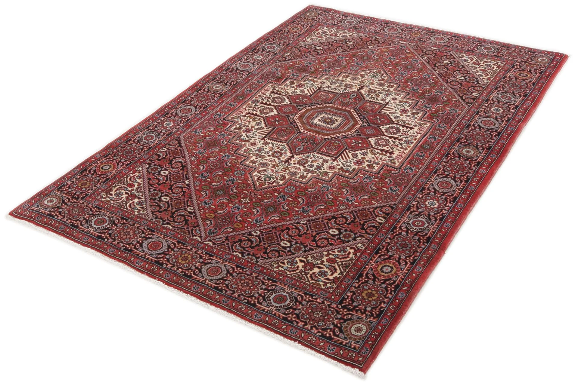 Alternative view of Wool Persian Rug 130 × 210 cm, hand-knotted