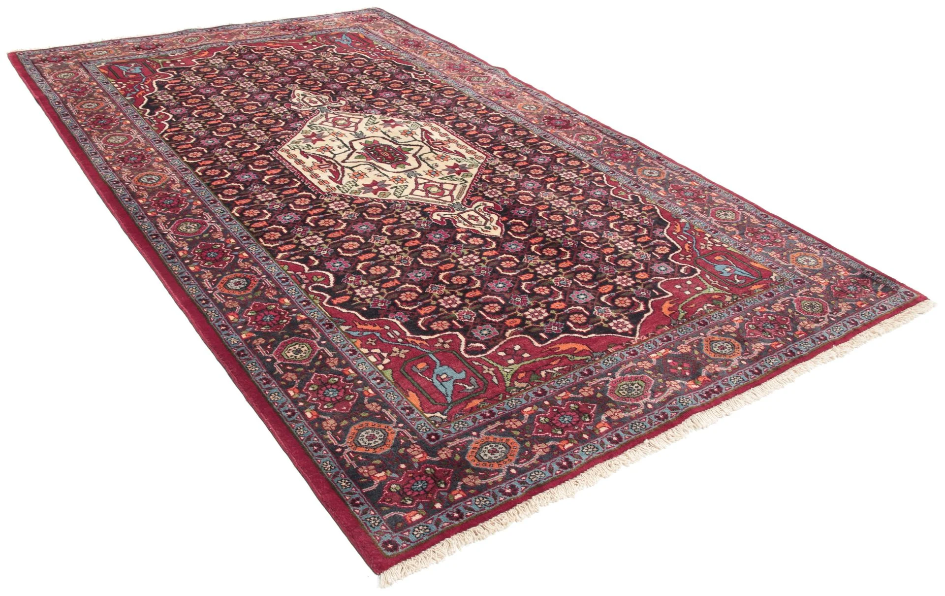 Alternative view of Bijar Persian Rug 131 × 209 cm in Wool, hand-knotted