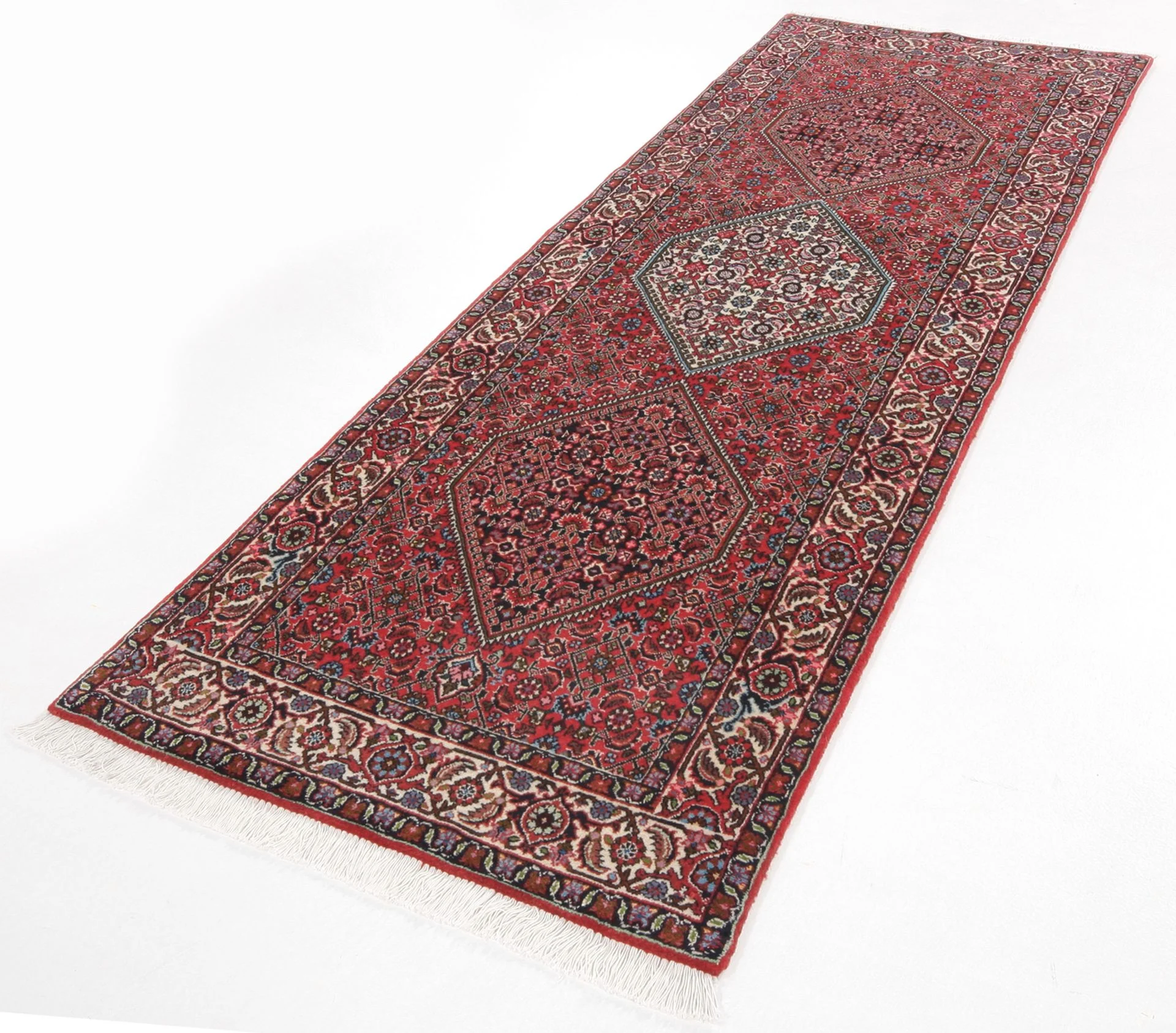 Alternative view of Wool Bijar Persian Rug 85 × 257 cm, hand-knotted