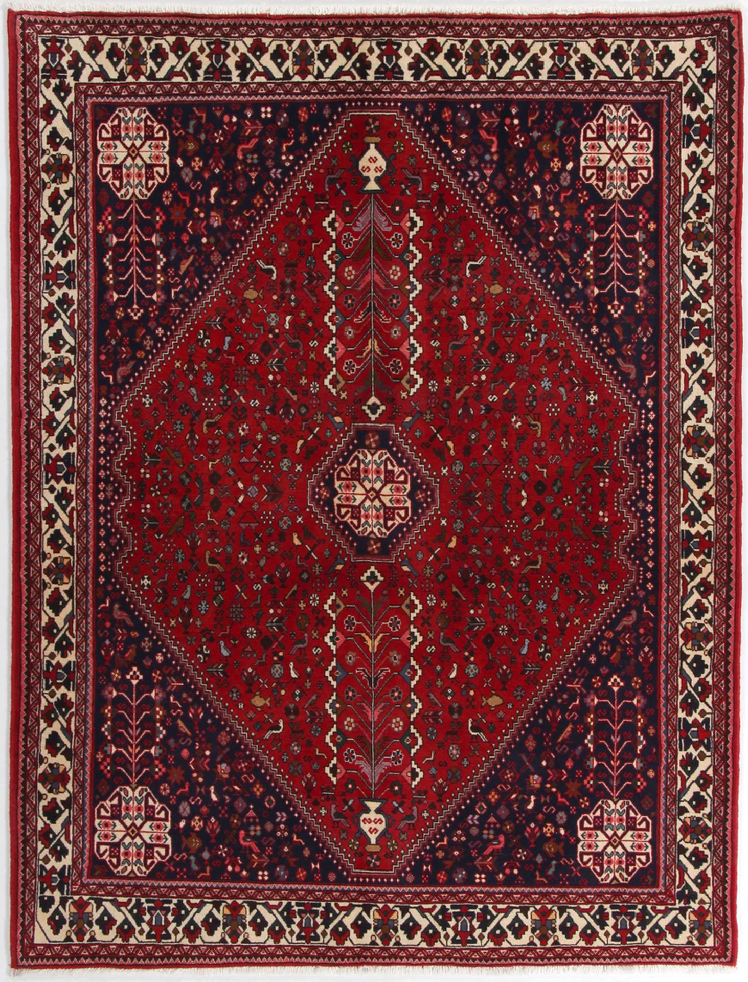 Wool Persian Rug 150 × 200 cm, hand-knotted