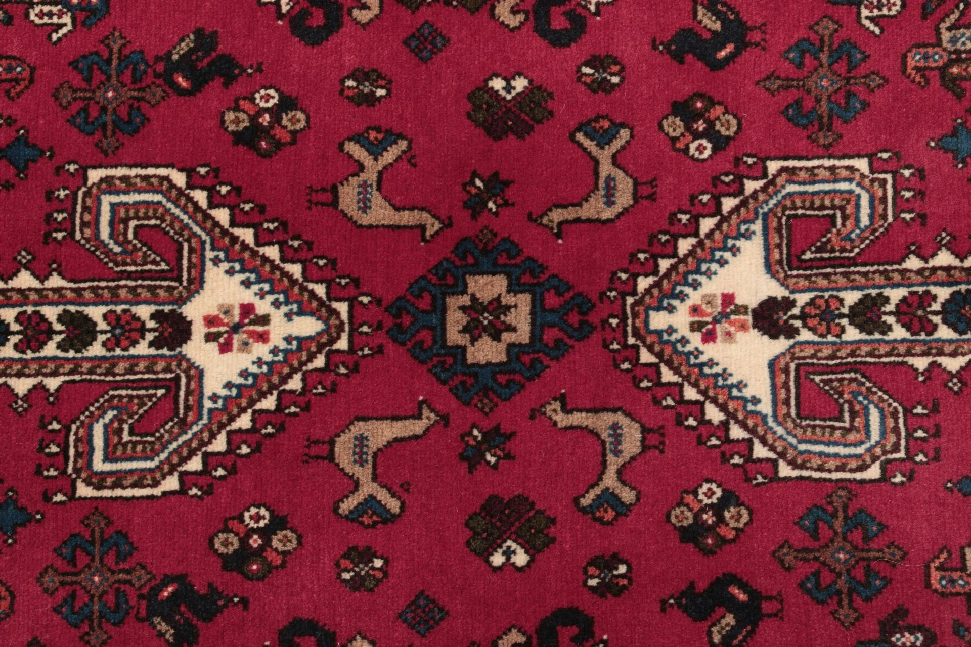 Alternative view of Hand-Knotted Persian Rug, 138 × 209 cm, Wool