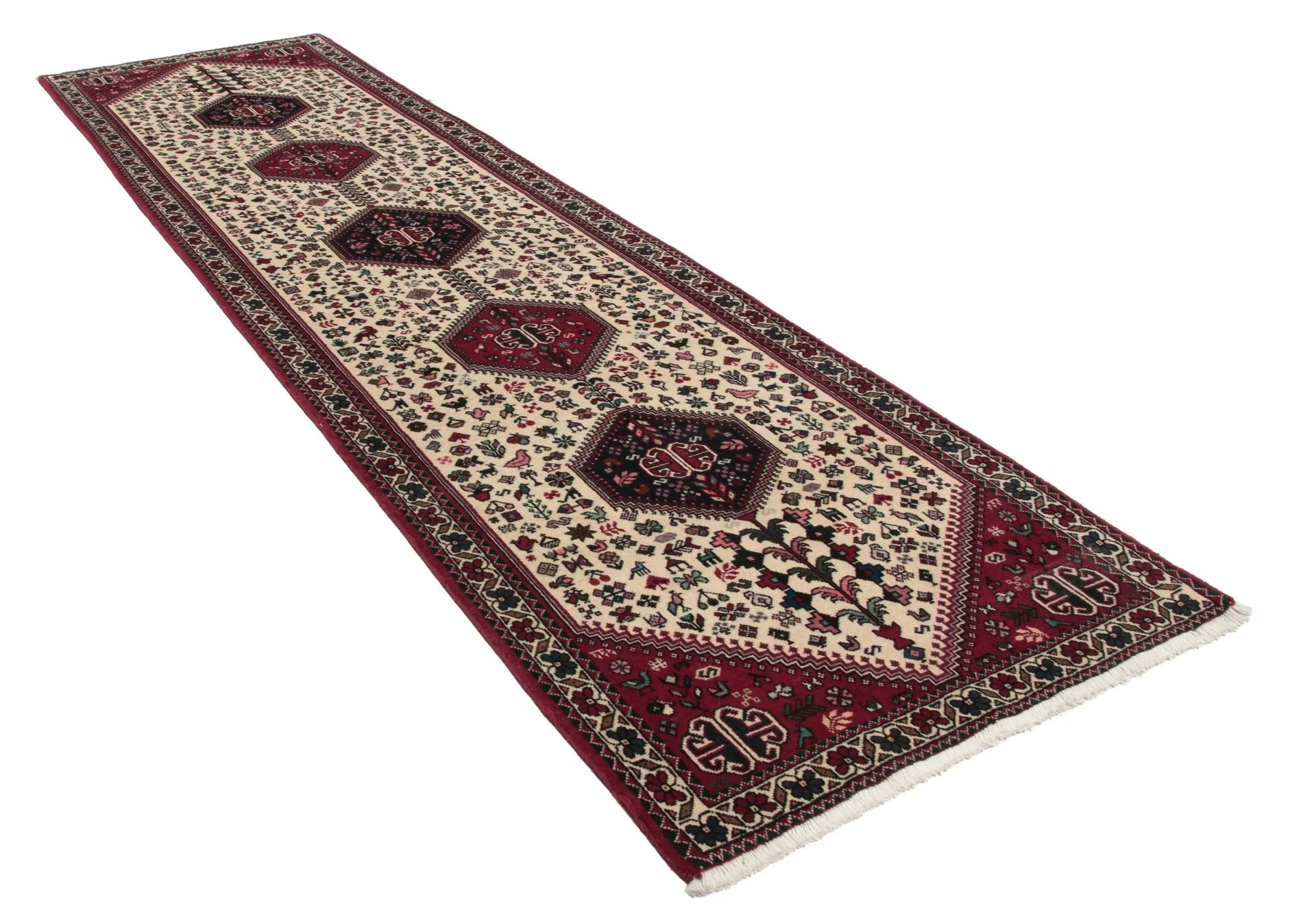 Alternative view of Hand-Knotted Persian Rug, 80 × 295 cm, Wool