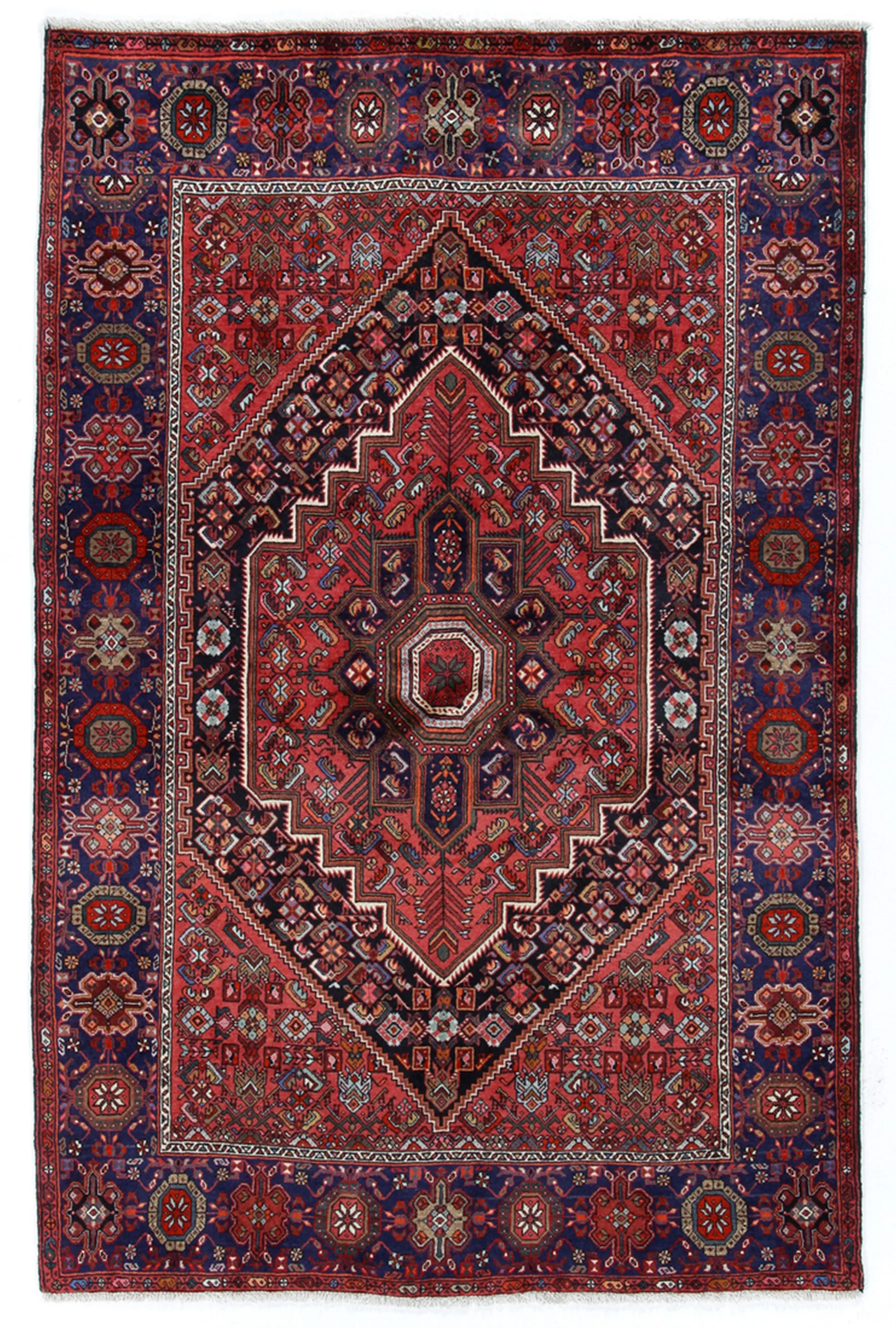 Hand-Knotted Persian Rug, 125 × 195 cm, Wool