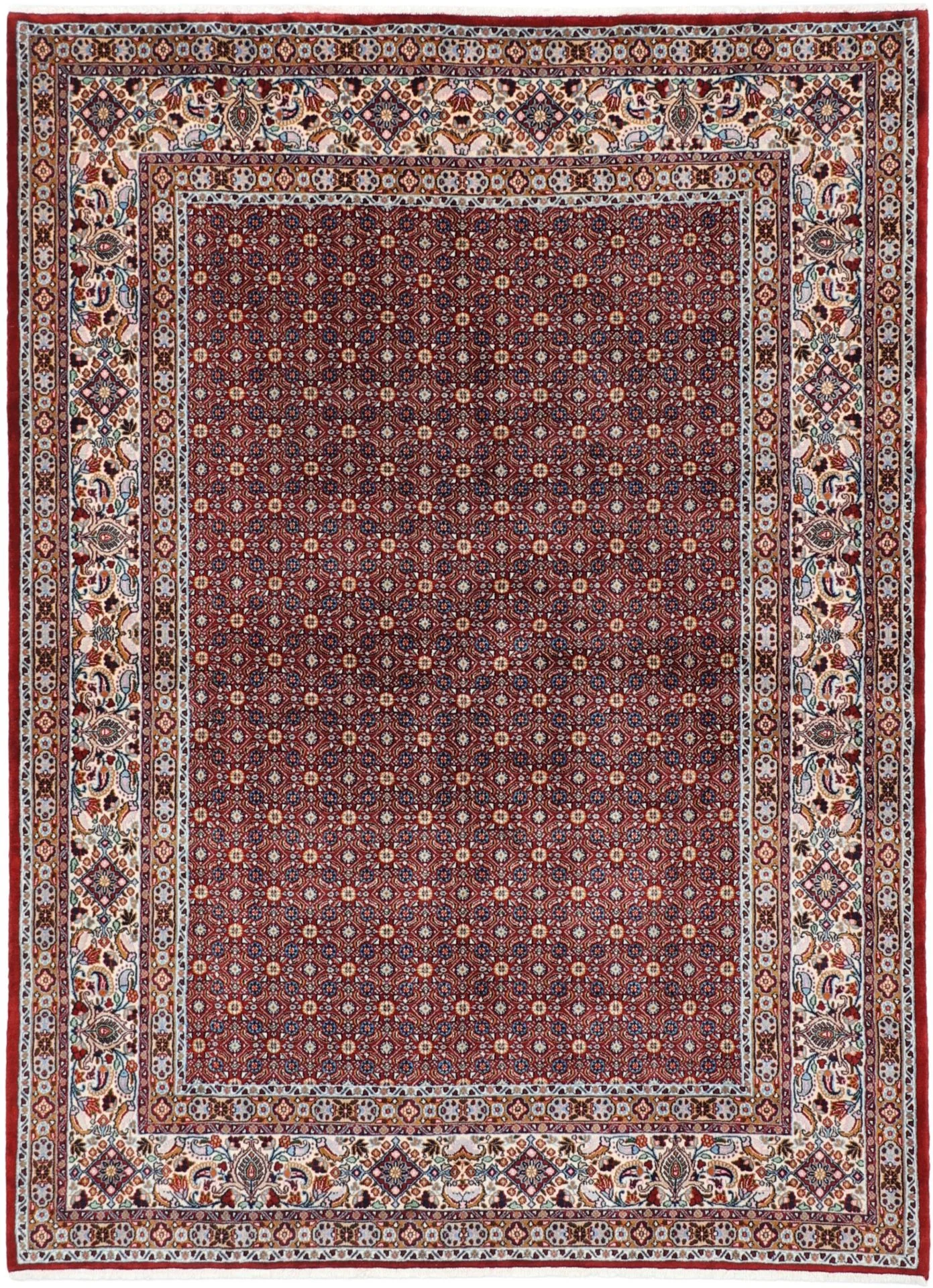 Wool Moud Persian Rug 170 × 232 cm, hand-knotted