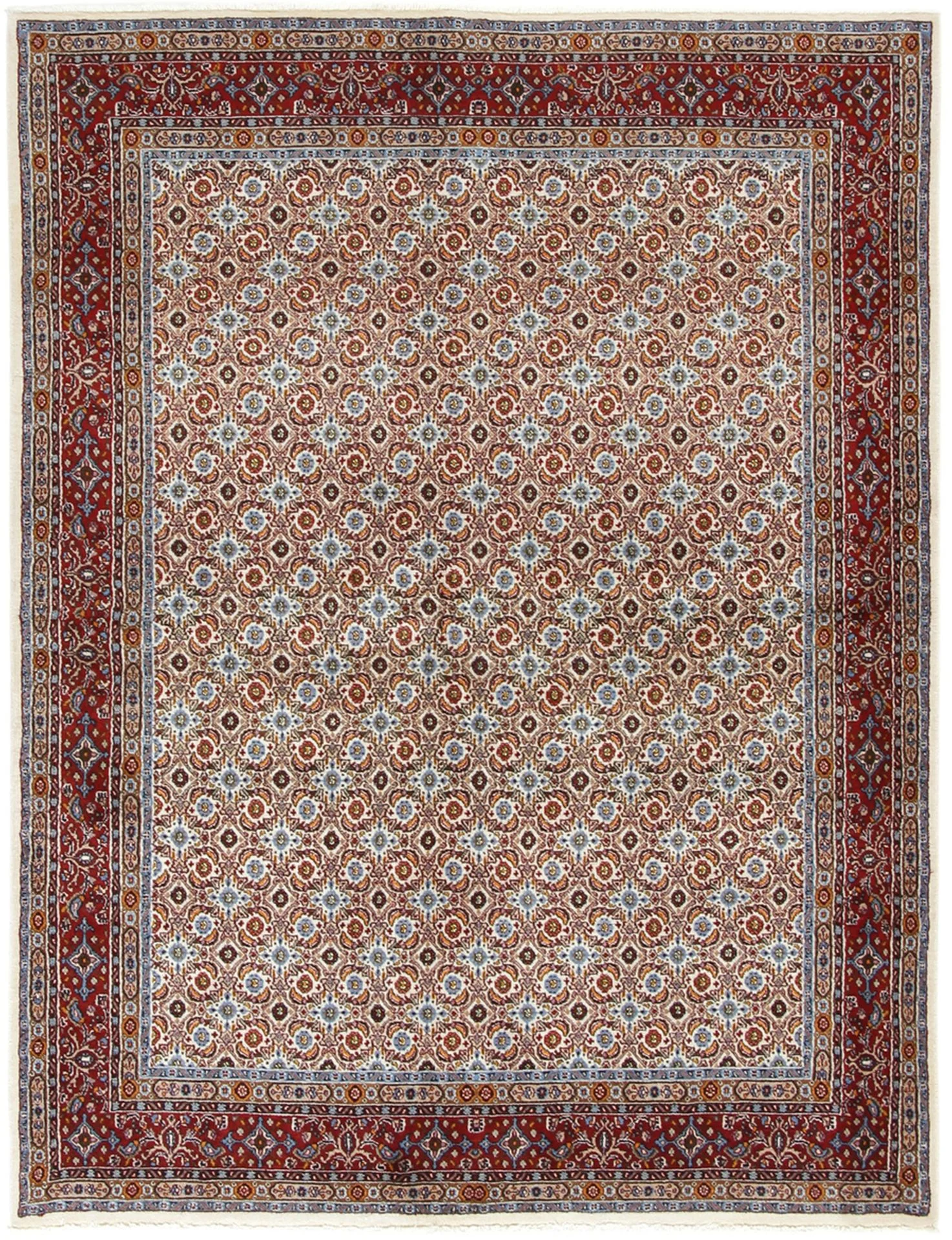 Moud Persian Rug 145 × 190 cm in Wool, hand-knotted