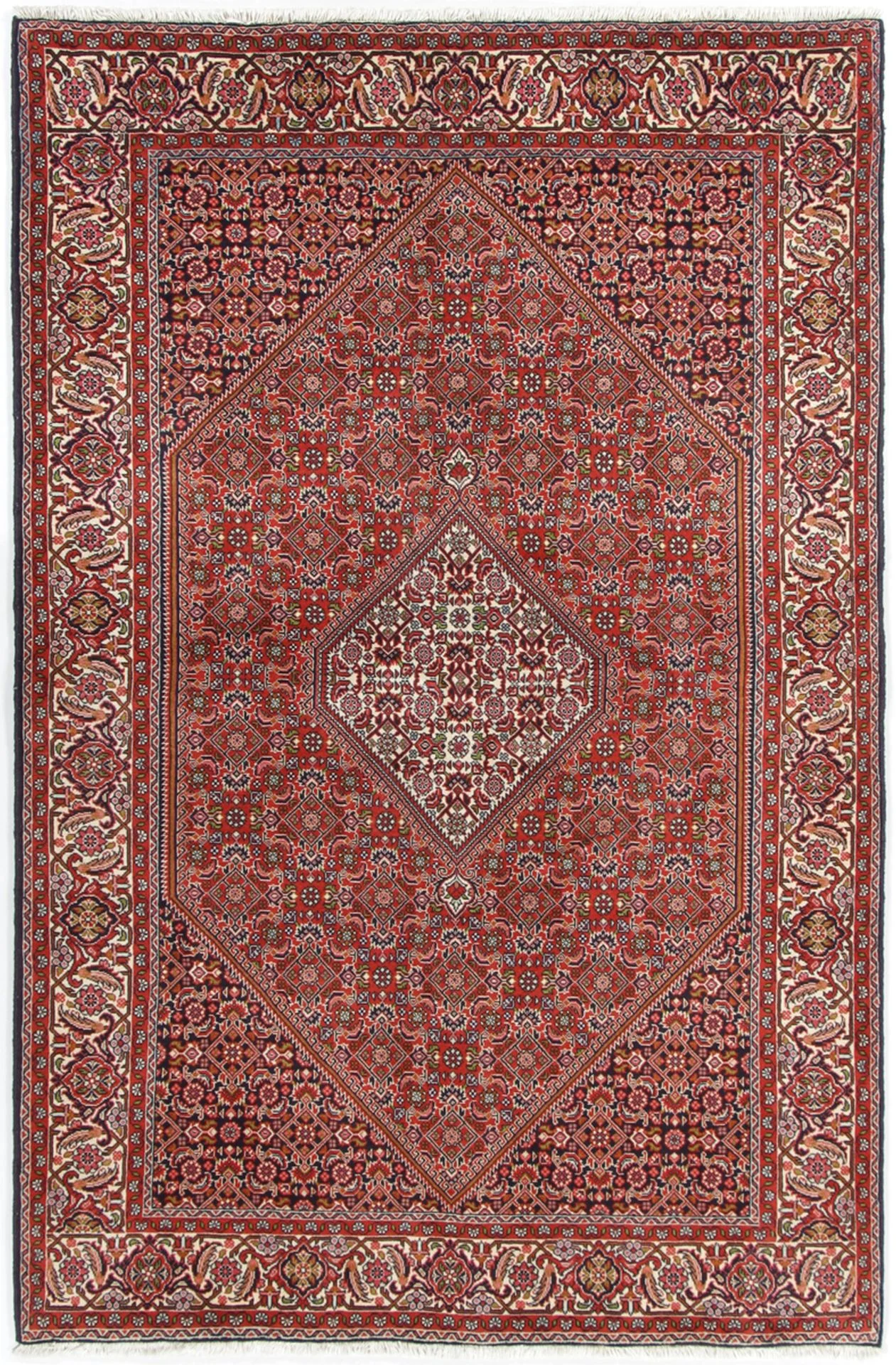 Bijar Persian Rug 142 × 225 cm in Wool, hand-knotted