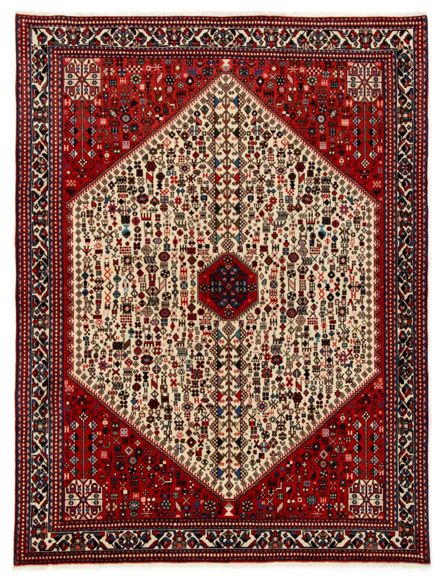 Wool Persian Rug 150 × 200 cm, hand-knotted