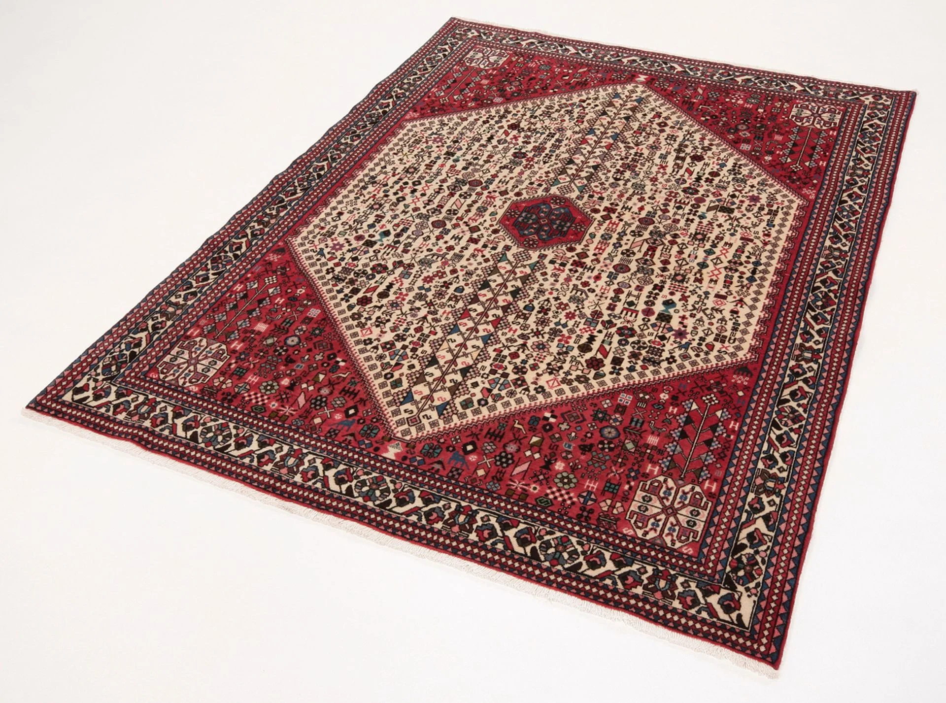 Alternative view of Wool Persian Rug 150 × 200 cm, hand-knotted