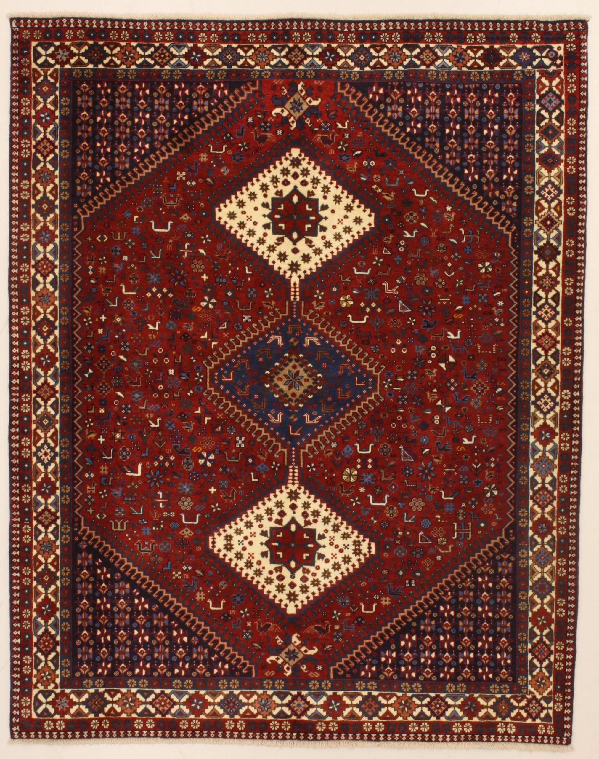 Persian Rug 160 × 200 cm in Wool, hand-knotted
