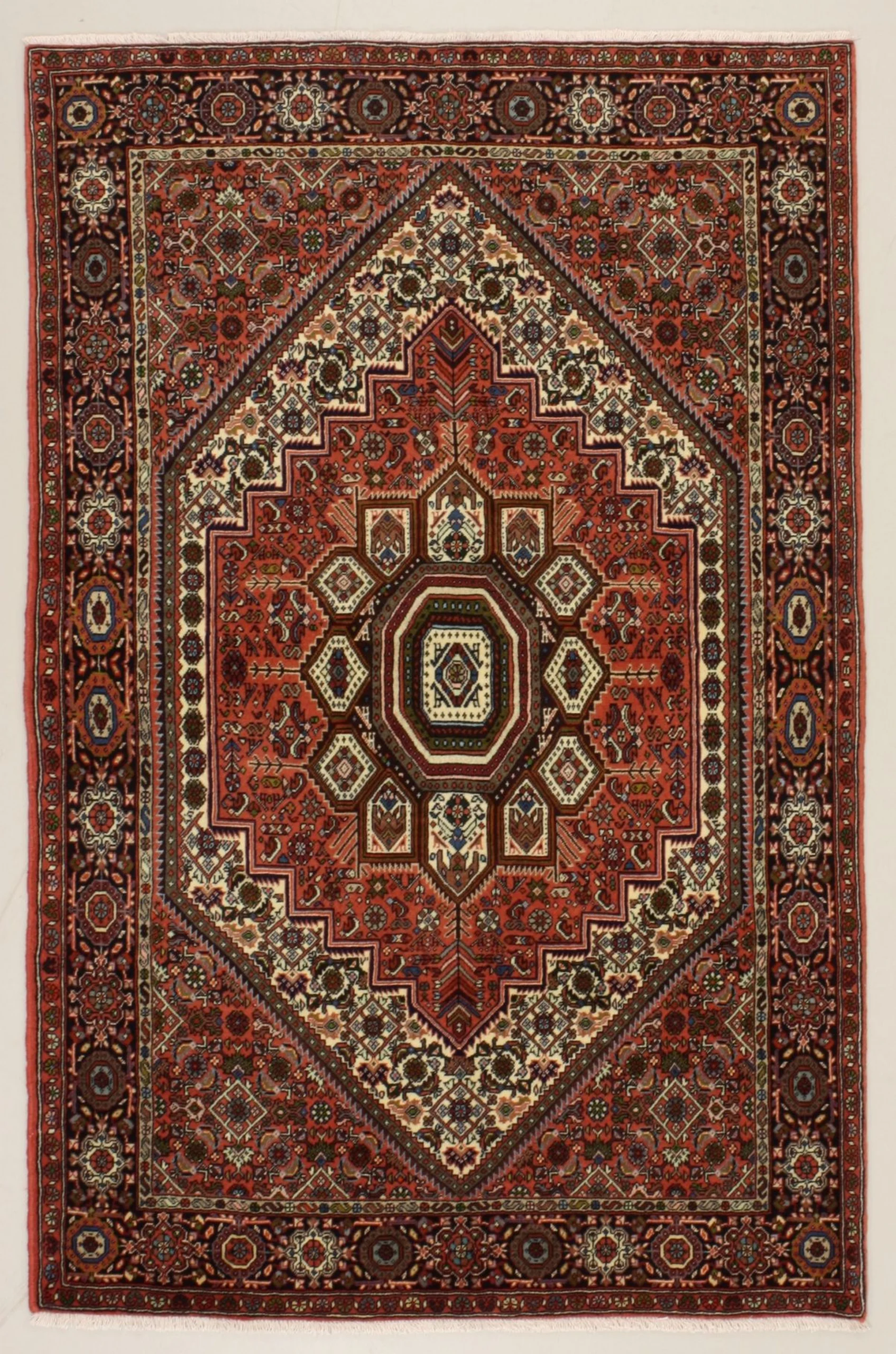 Hand-Knotted Persian Rug, 130 × 197 cm, Wool
