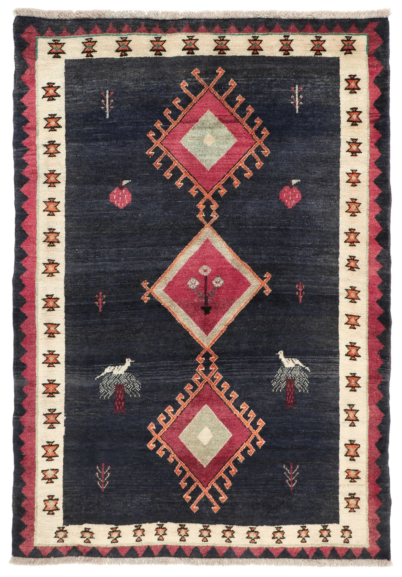 Wool Qashqai Persian Rug 130 × 190 cm, hand-knotted