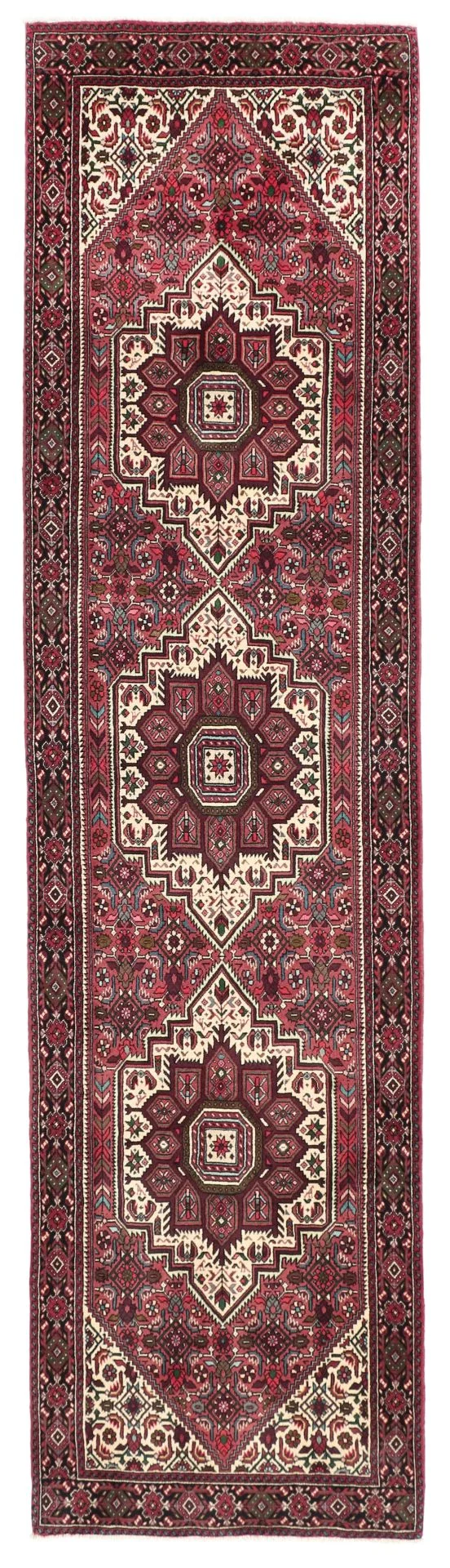 Persian Rug 80 × 310 cm in Wool, hand-knotted