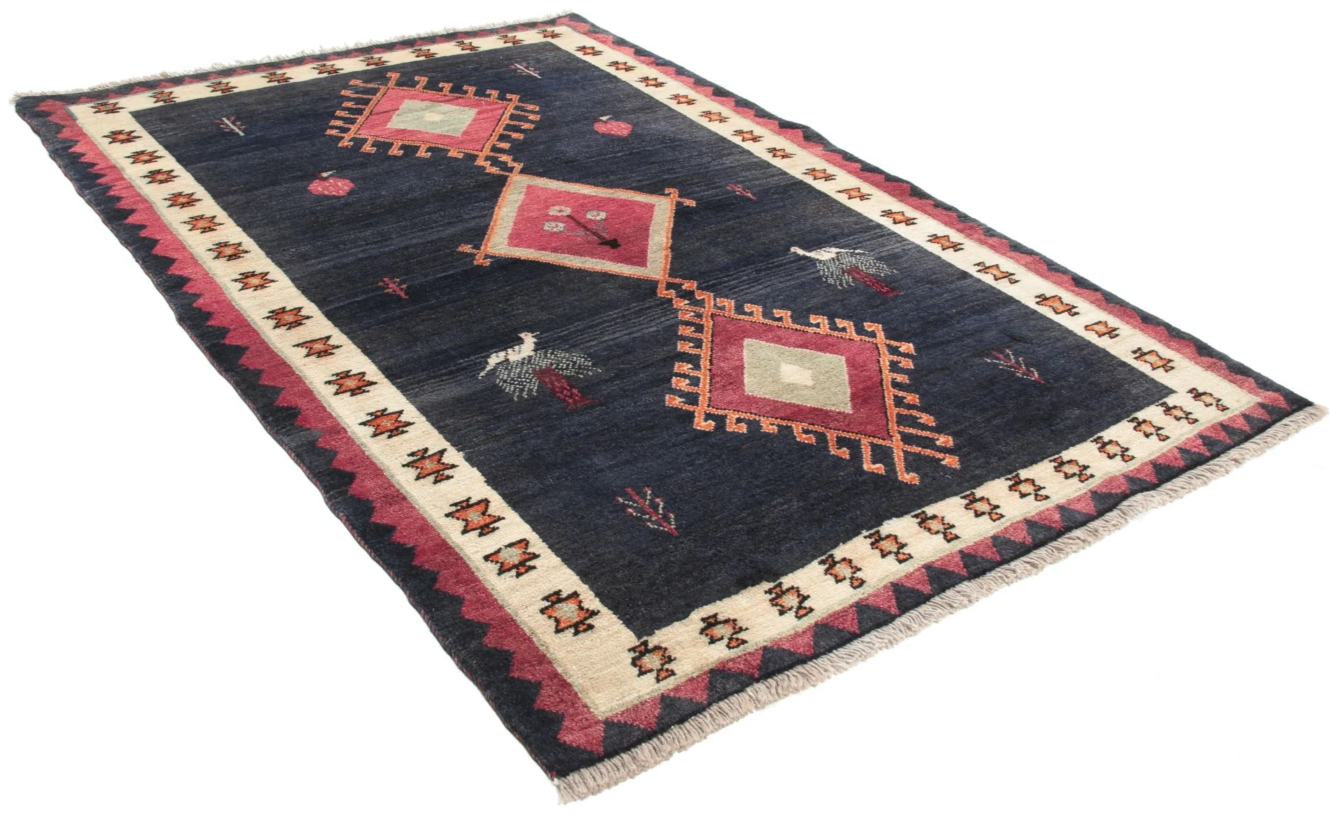 Alternative view of Wool Qashqai Persian Rug 130 × 190 cm, hand-knotted