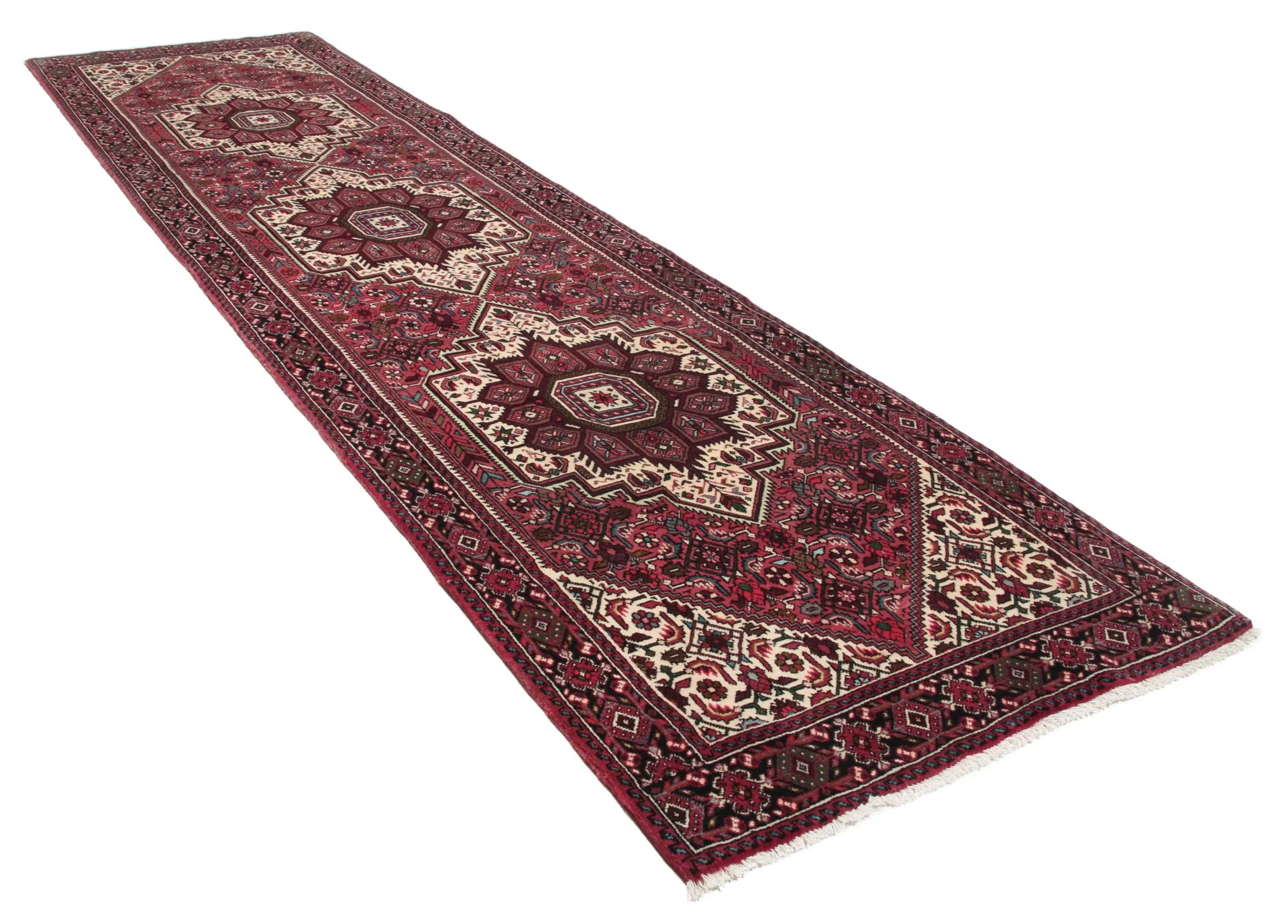 Alternative view of Persian Rug 80 × 310 cm in Wool, hand-knotted
