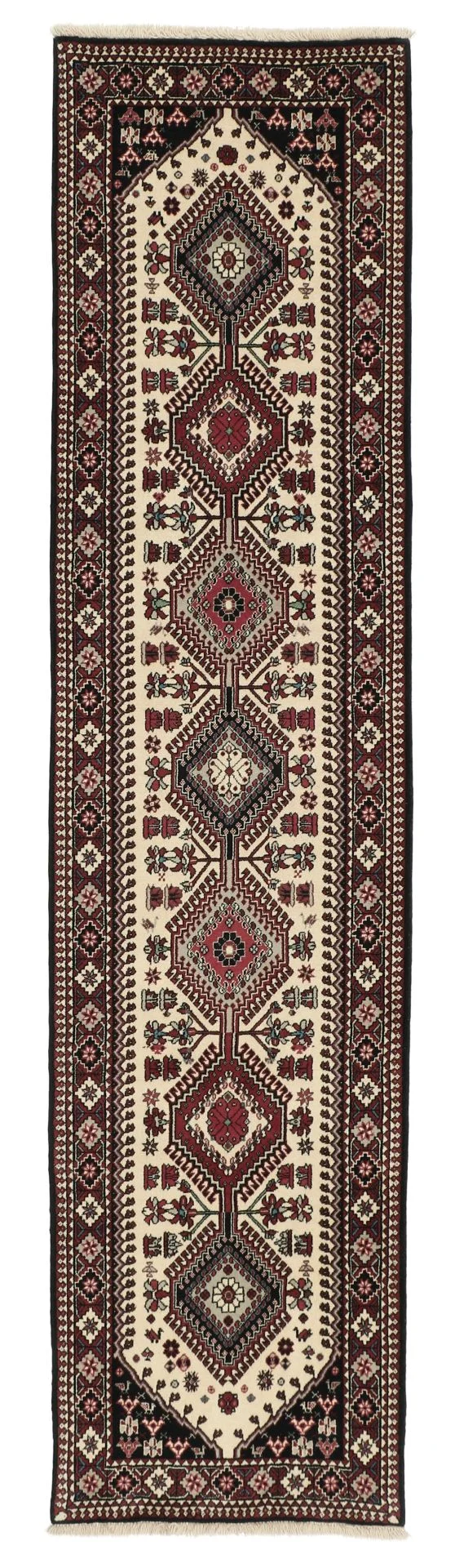 Wool Persian Rug 72 × 306 cm, hand-knotted