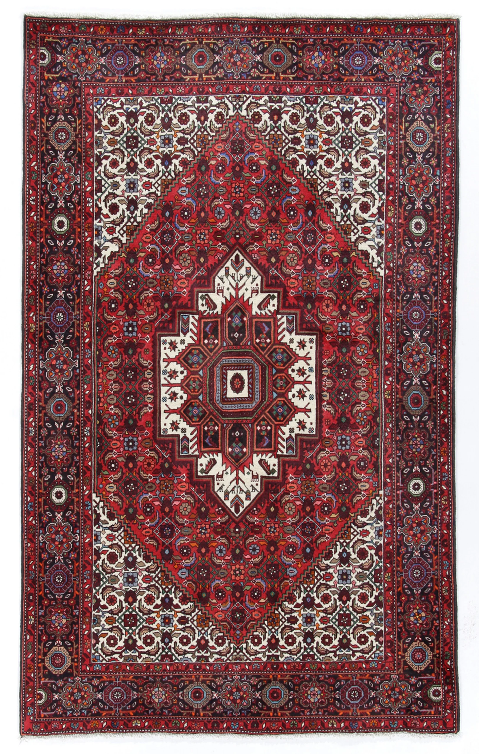 Hand-Knotted Persian Rug, 120 × 200 cm, Wool