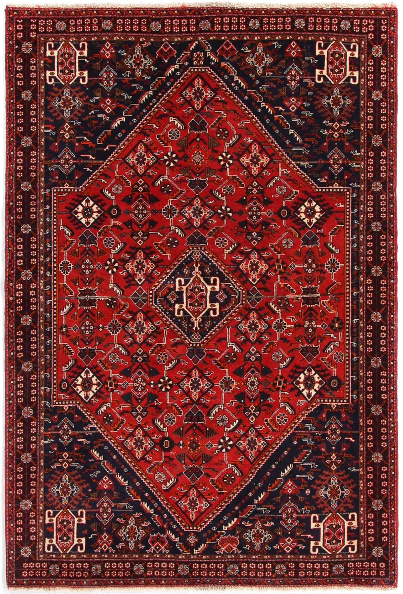 Wool Persian Rug 135 × 205 cm, hand-knotted