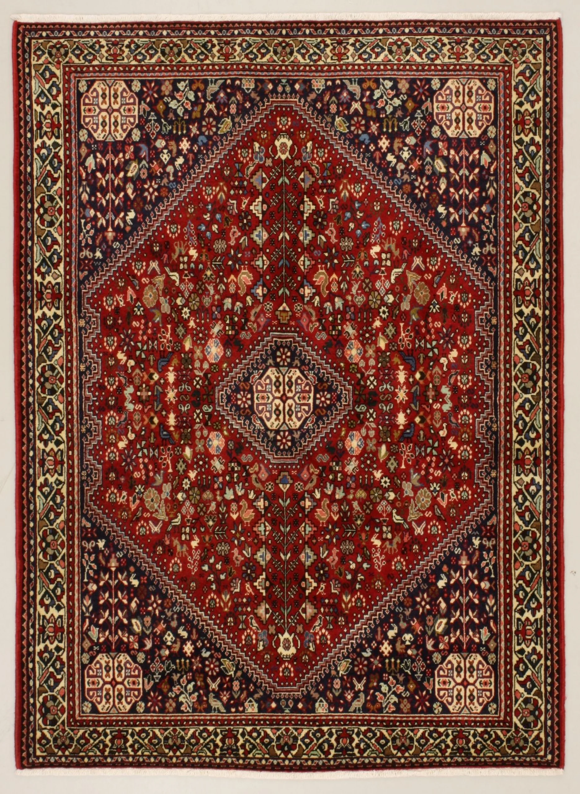 Persian Rug 150 × 207 cm in Wool, hand-knotted