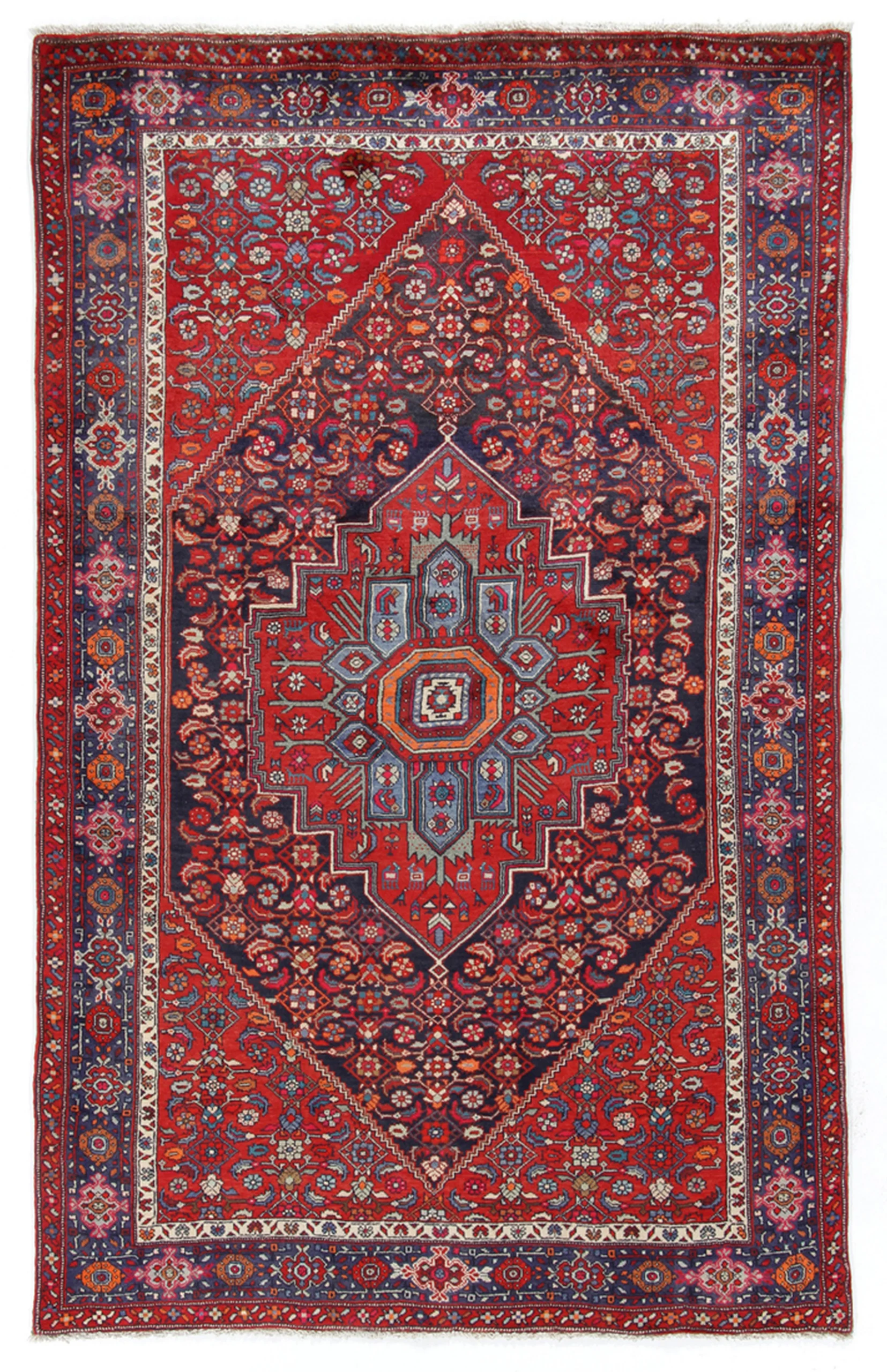 Persian Rug 130 × 205 cm in Wool, hand-knotted