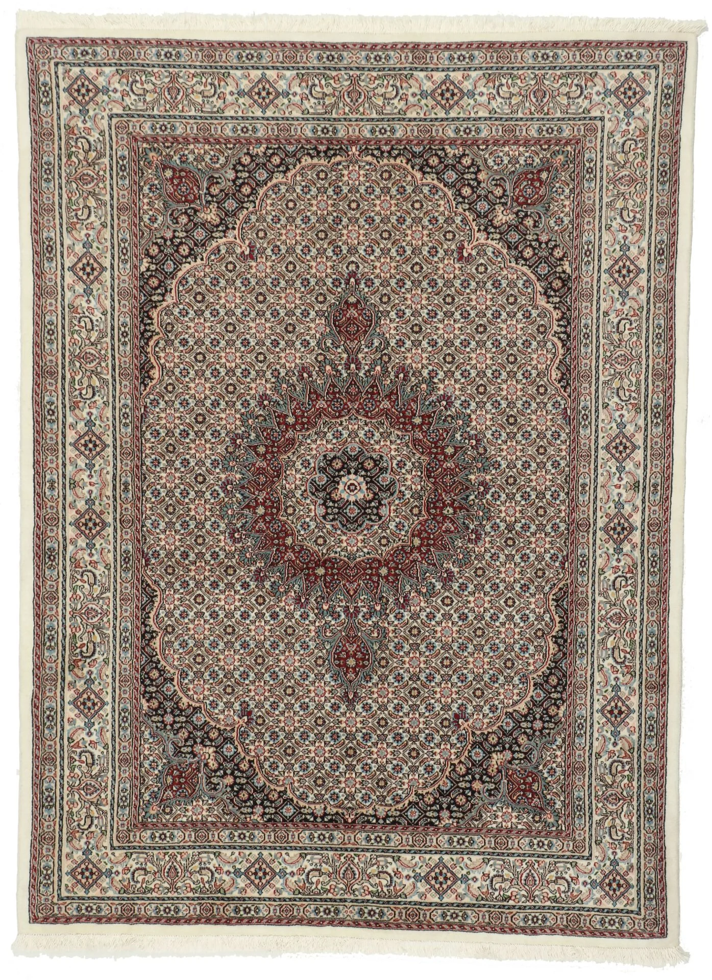 Moud Persian Rug 150 × 205 cm in Wool, hand-knotted