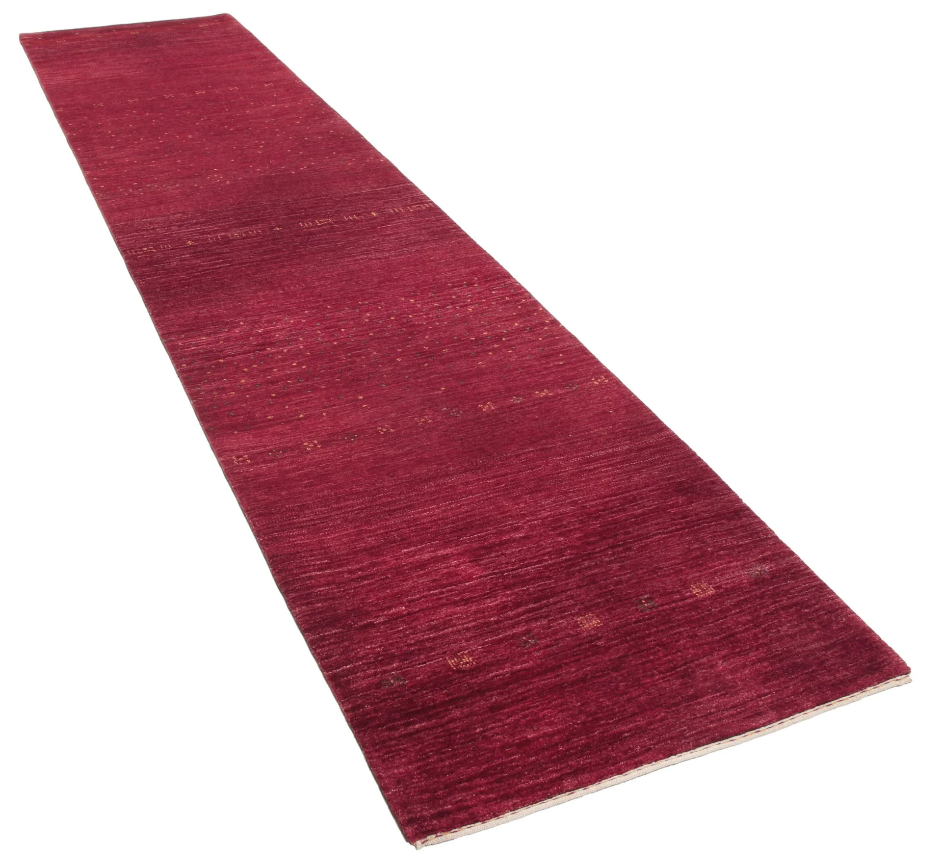 Alternative view of Loribaft Indian Rug 86 × 382 cm in Wool, hand-knotted