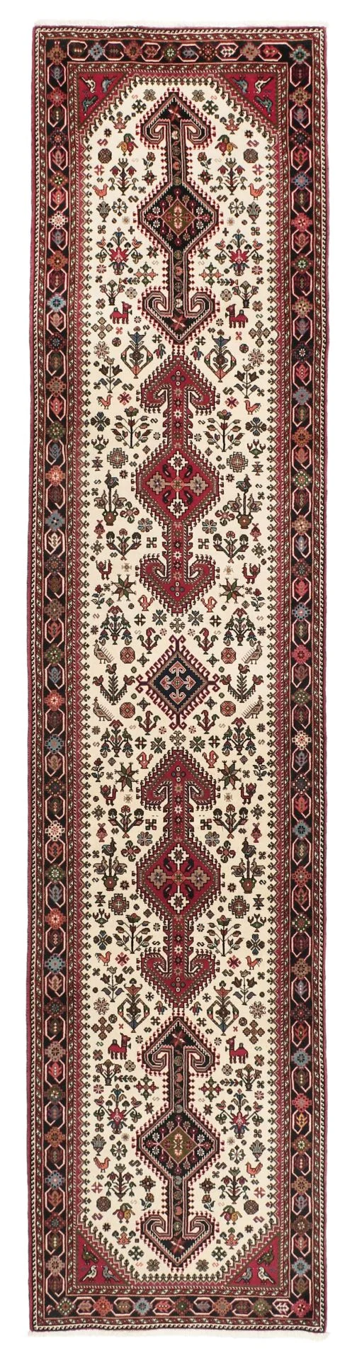 Persian Rug 80 × 385 cm in Wool, hand-knotted