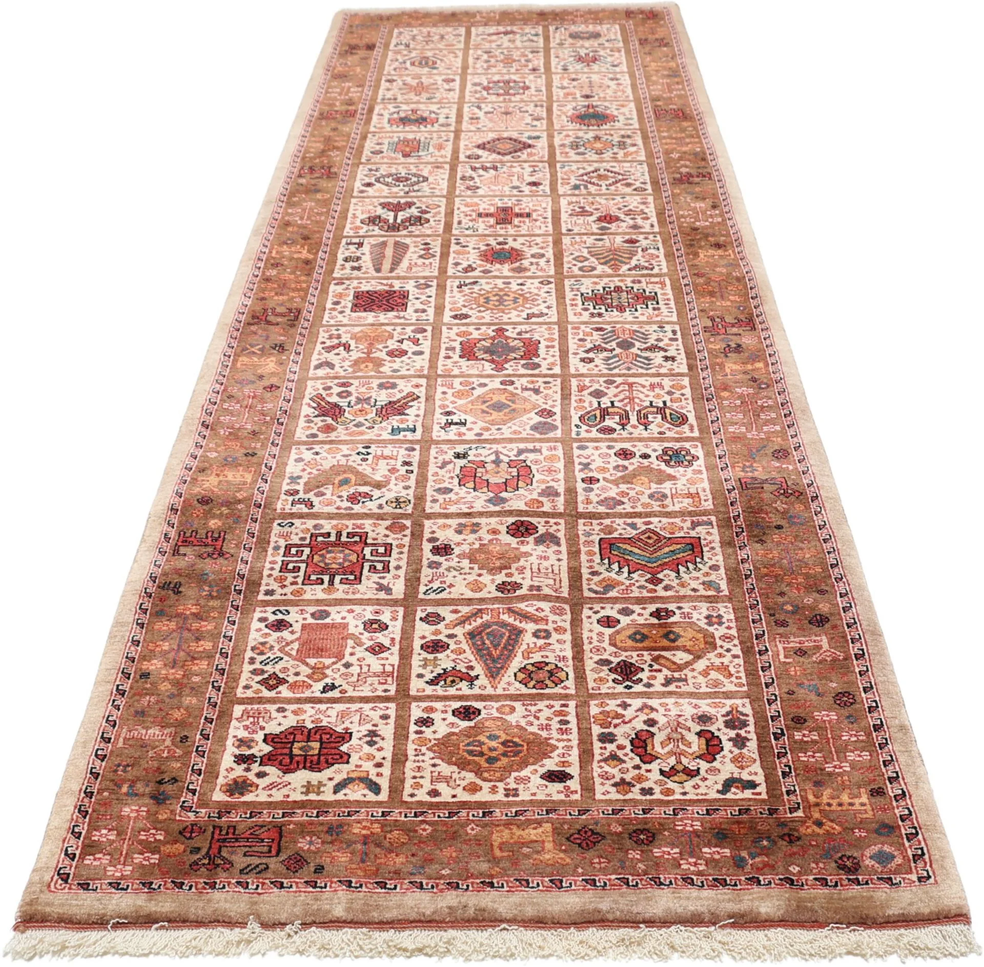 Alternative view of Wool Qashqai Persian Rug 89 × 280 cm, hand-knotted