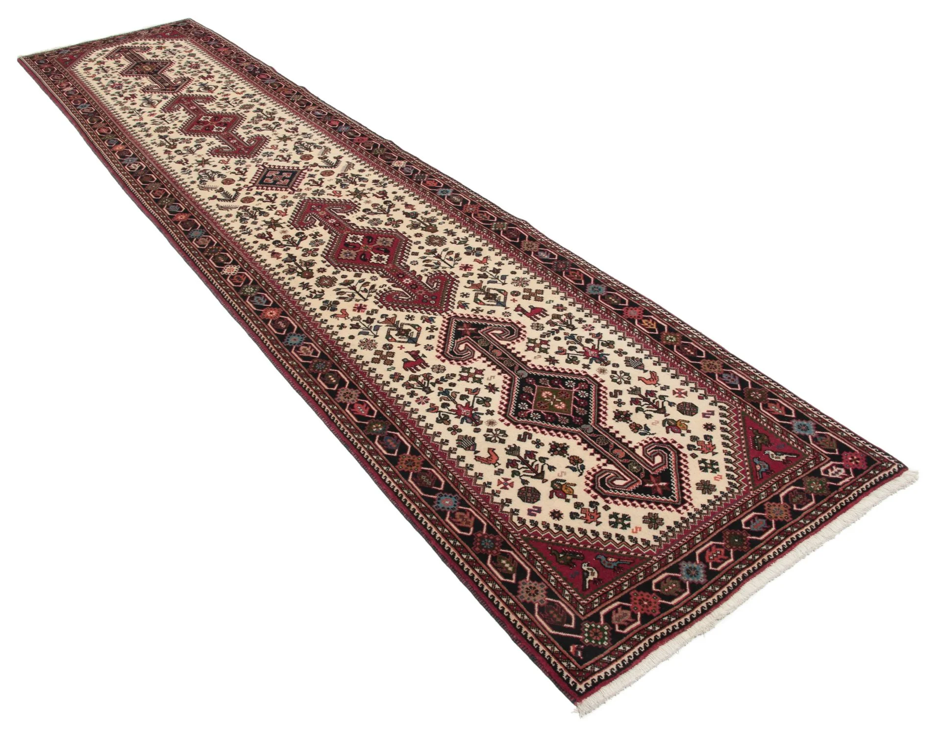 Alternative view of Persian Rug 80 × 385 cm in Wool, hand-knotted