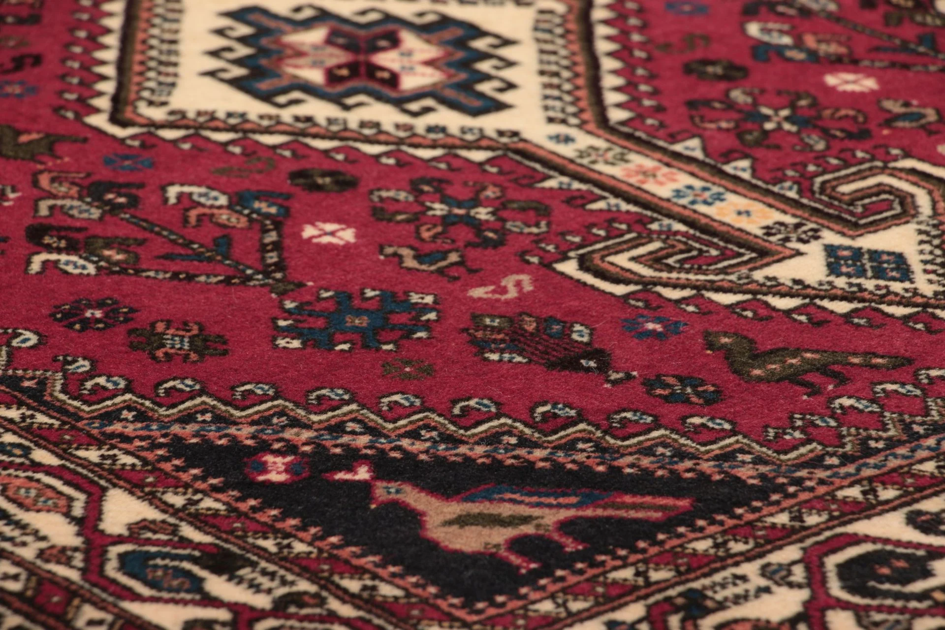 Hand-Knotted Persian Rug, 84 × 305 cm, Wool - Image 4