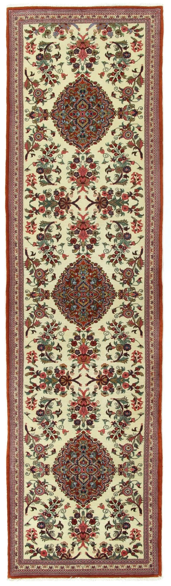 Wool Qom Persian Rug 77 × 300 cm, hand-knotted
