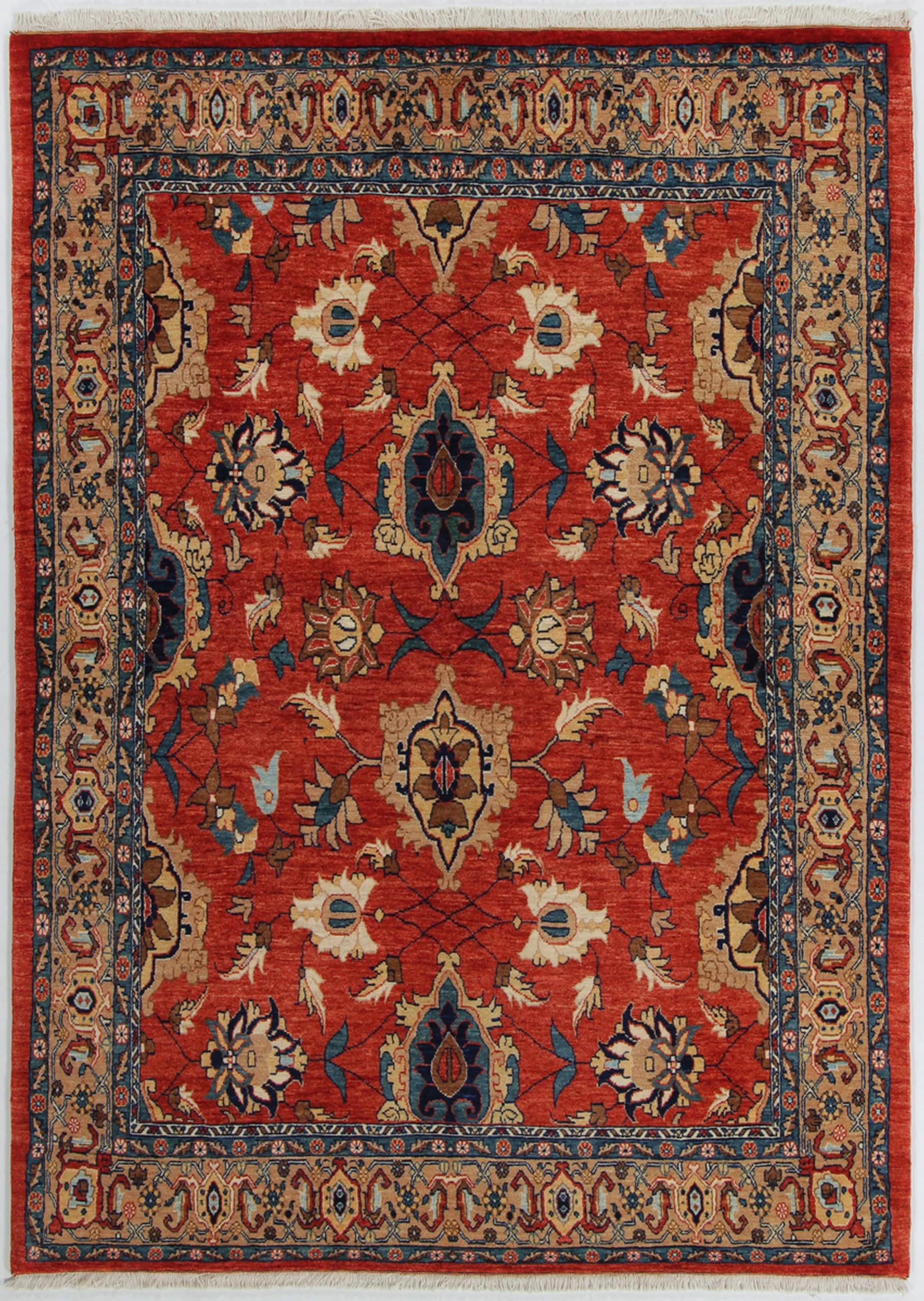 Wool Bijar Persian Rug 161 × 224 cm, hand-knotted