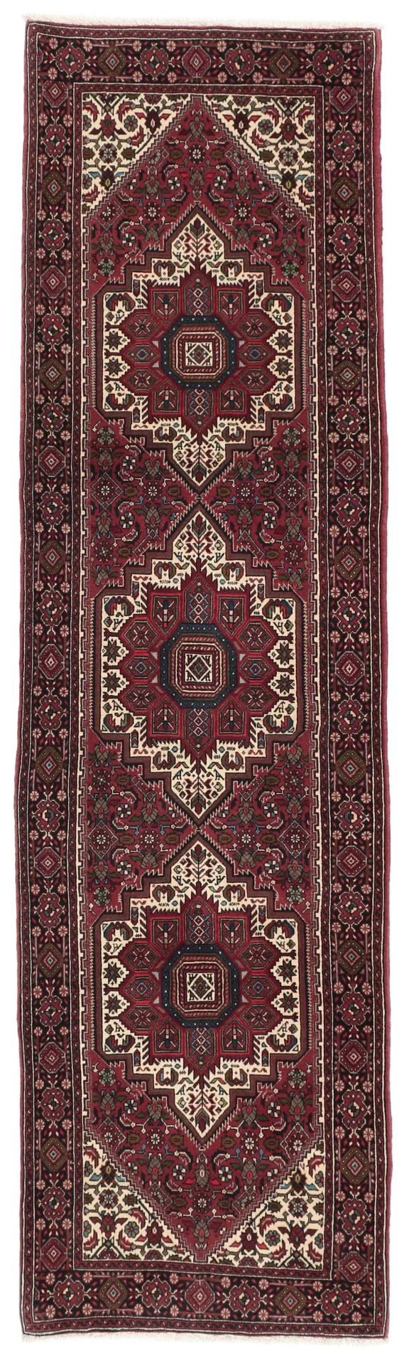 Persian Rug 80 × 294 cm in Wool, hand-knotted