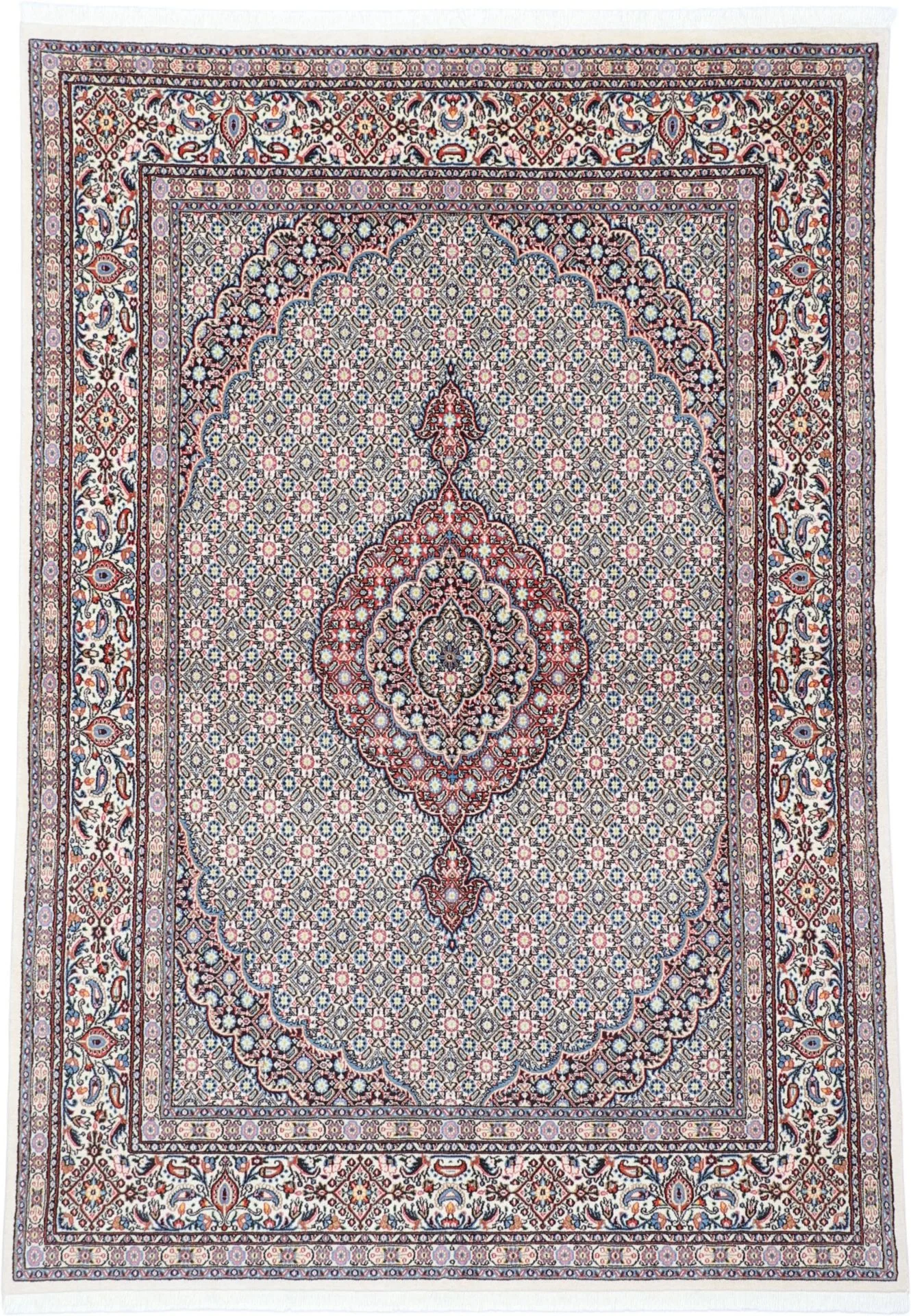 Moud Persian Rug 162 × 235 cm in Wool, hand-knotted