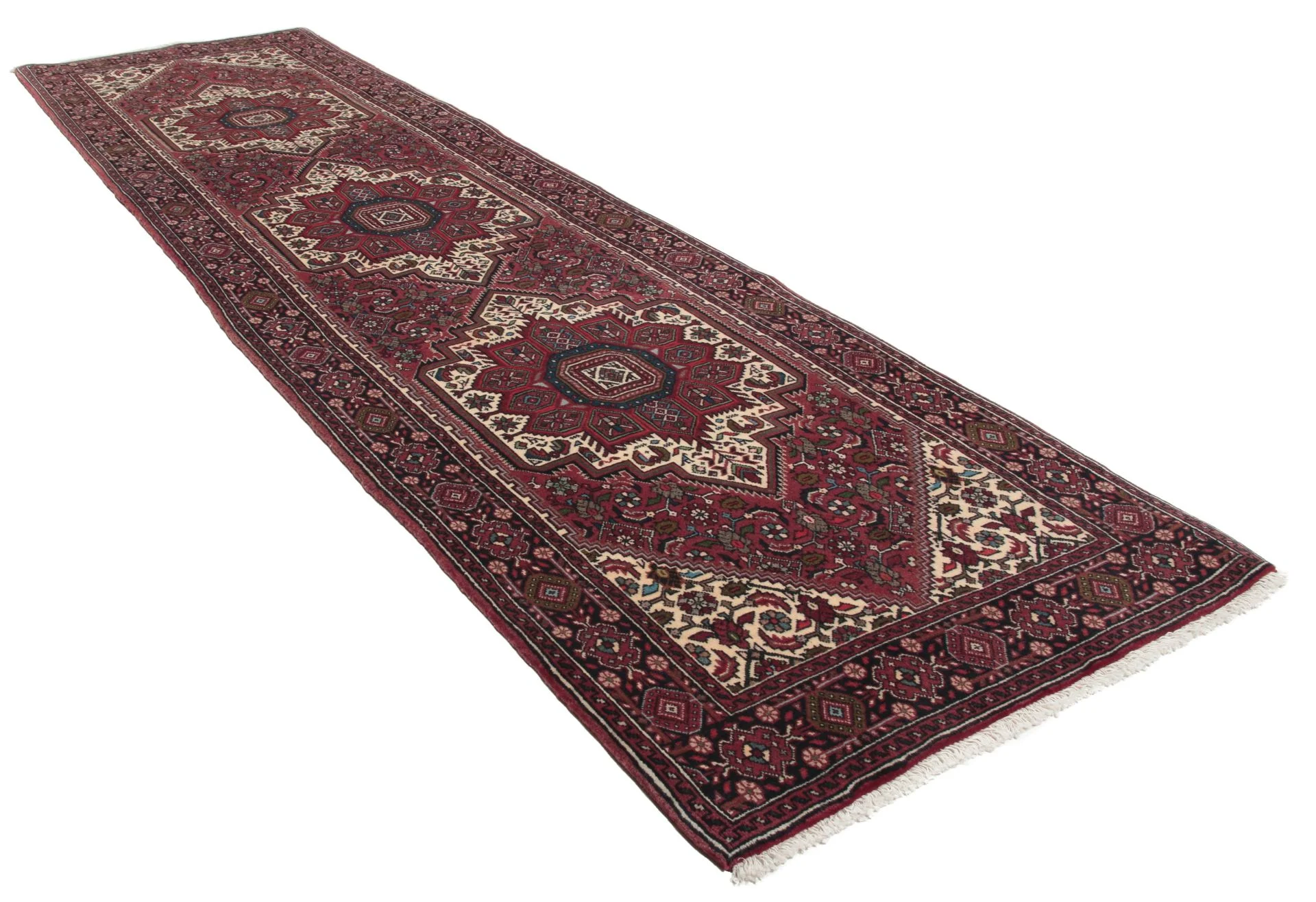 Alternative view of Persian Rug 80 × 294 cm in Wool, hand-knotted