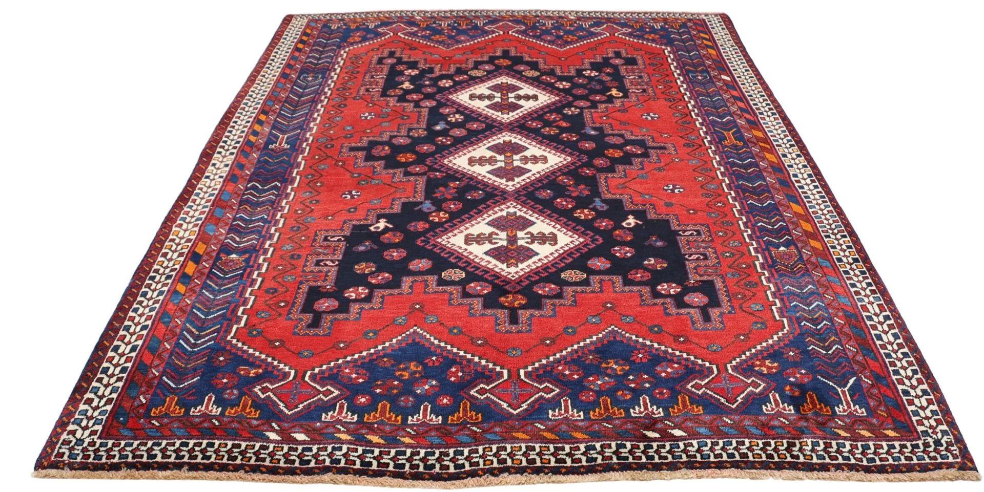 Alternative view of Hand-Knotted Persian Rug, 160 × 215 cm, Wool