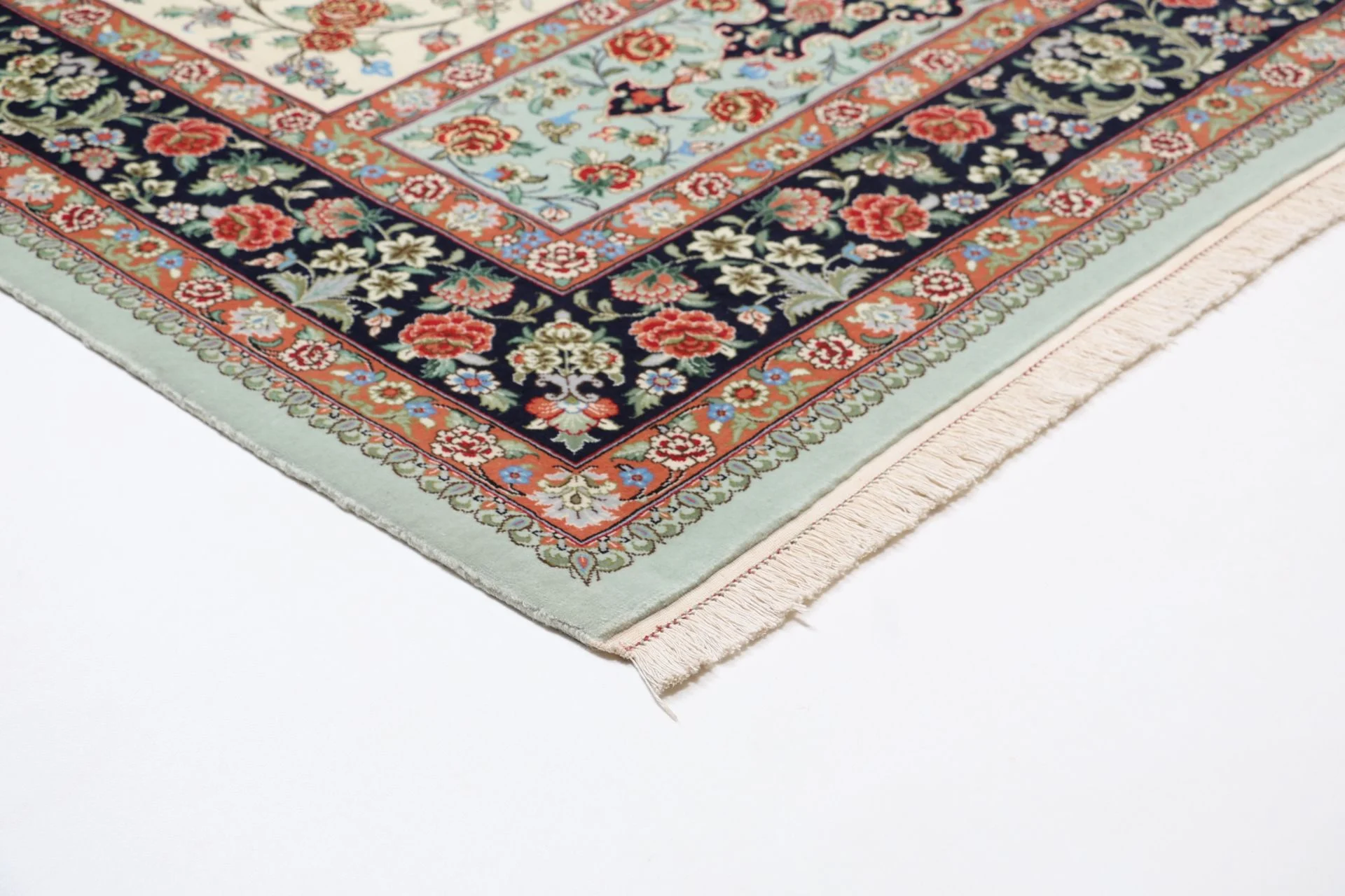 Qom Persian Rug 152 × 232 cm in Wool, hand-knotted - Image 6