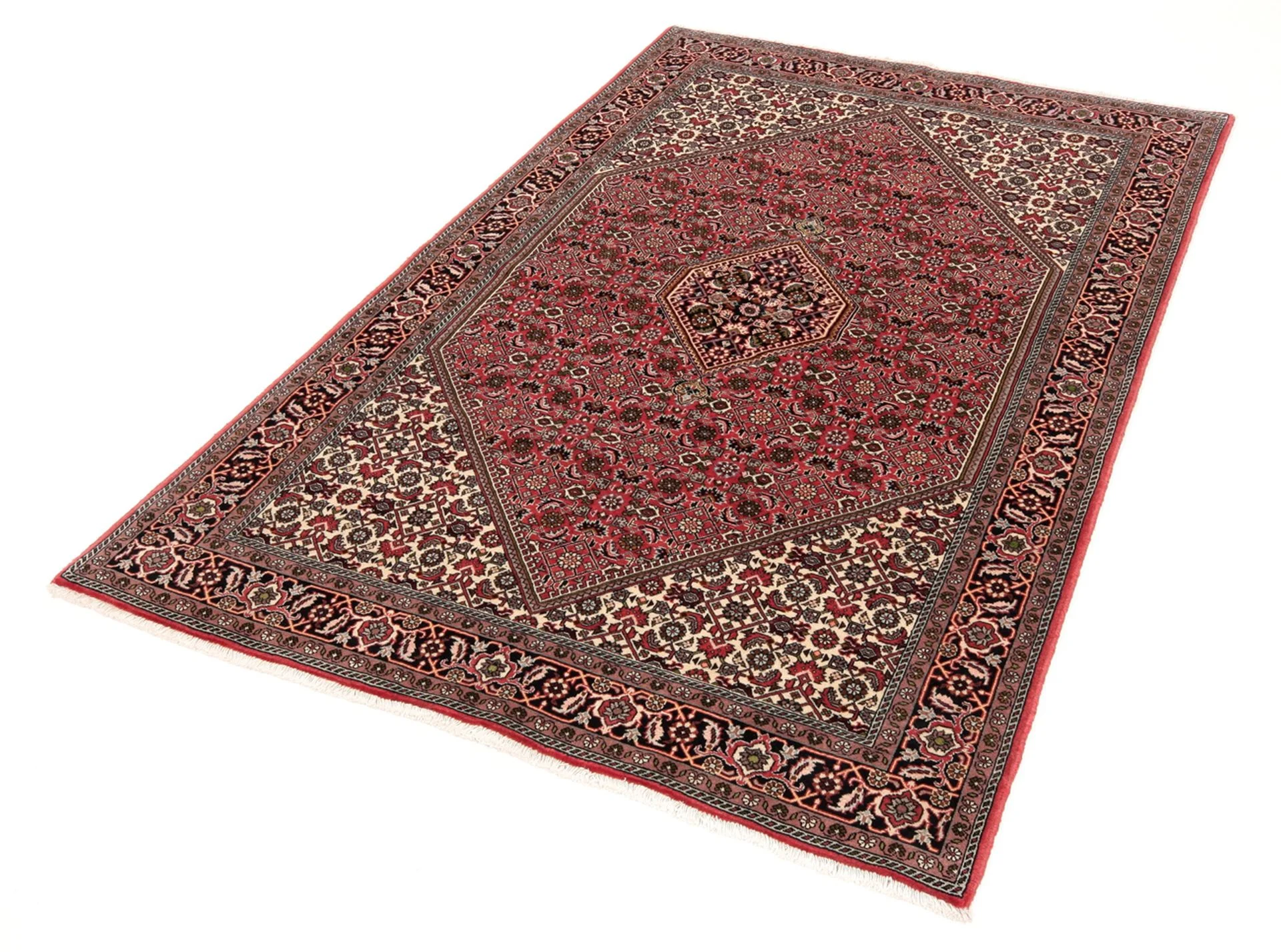 Alternative view of Wool Bijar Persian Rug 140 × 222 cm, hand-knotted
