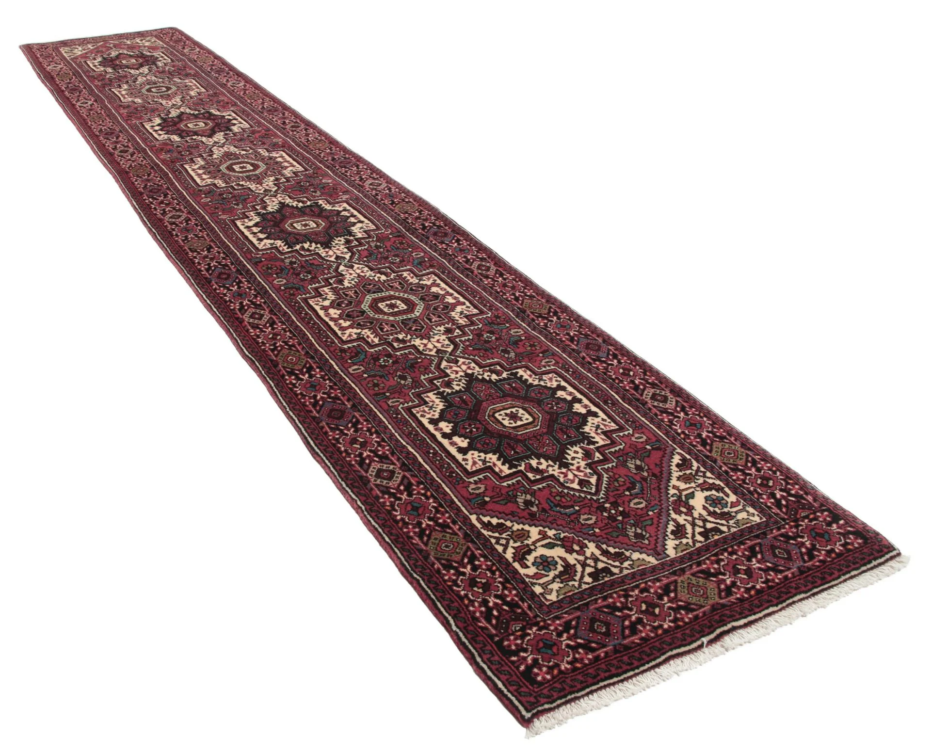 Alternative view of Hand-Knotted Persian Rug, 70 × 380 cm, Wool