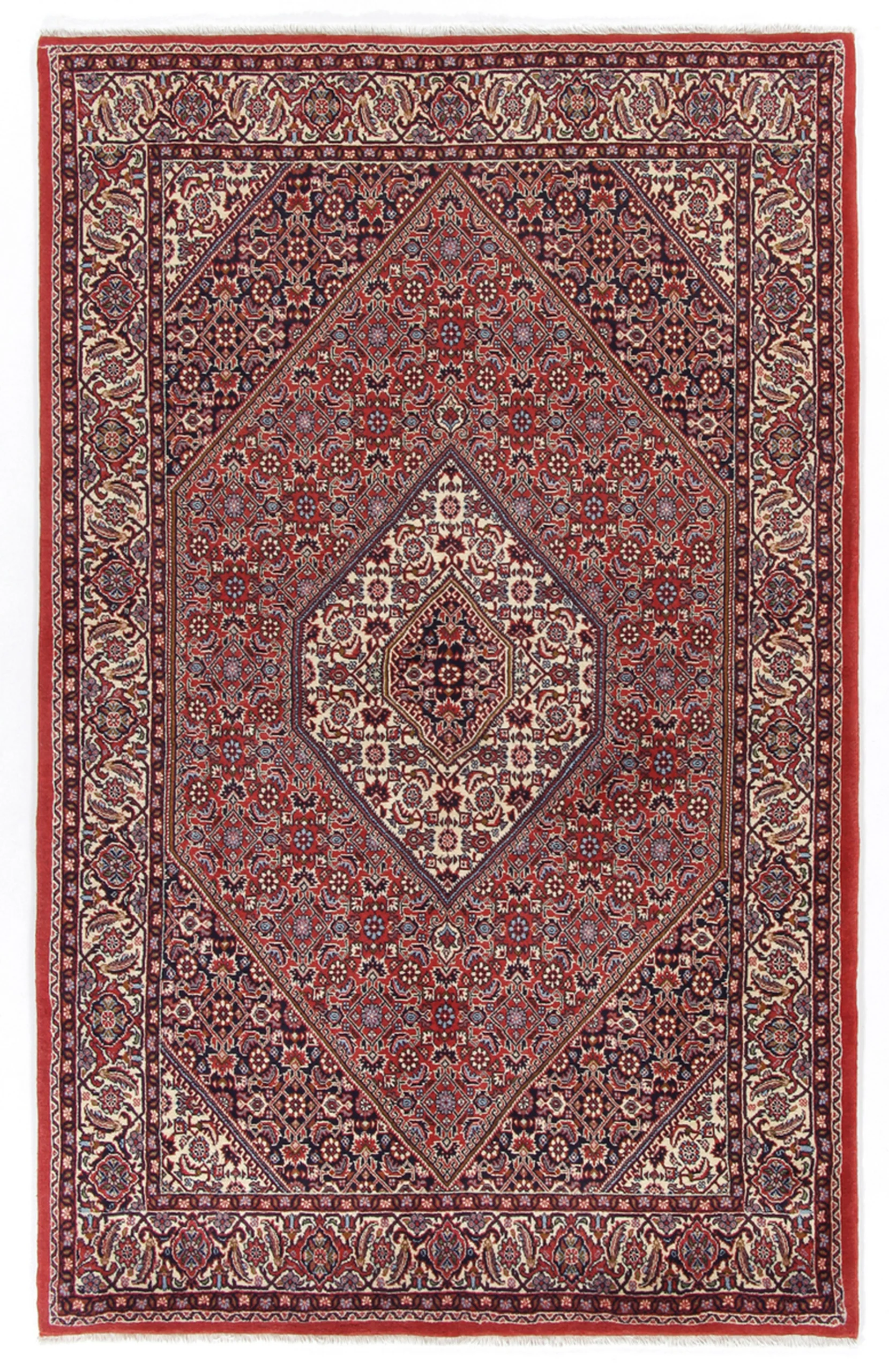 Bijar Persian Rug 140 × 227 cm in Wool, hand-knotted