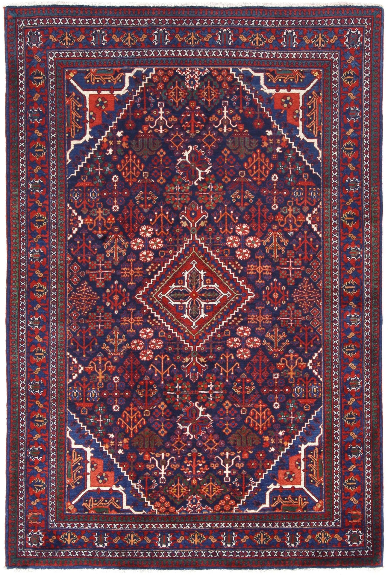Wool Persian Rug 135 × 205 cm, hand-knotted