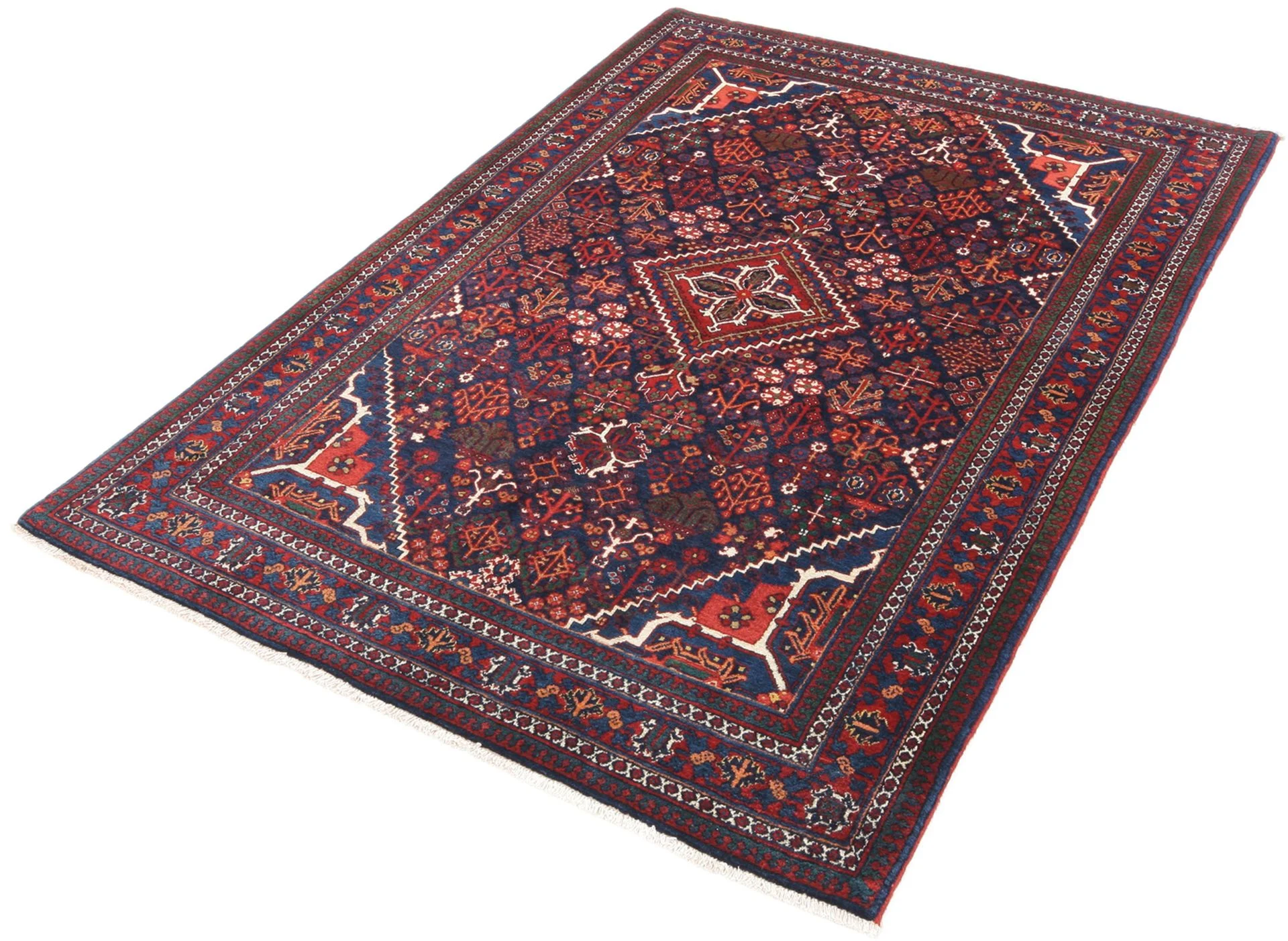 Alternative view of Wool Persian Rug 135 × 205 cm, hand-knotted