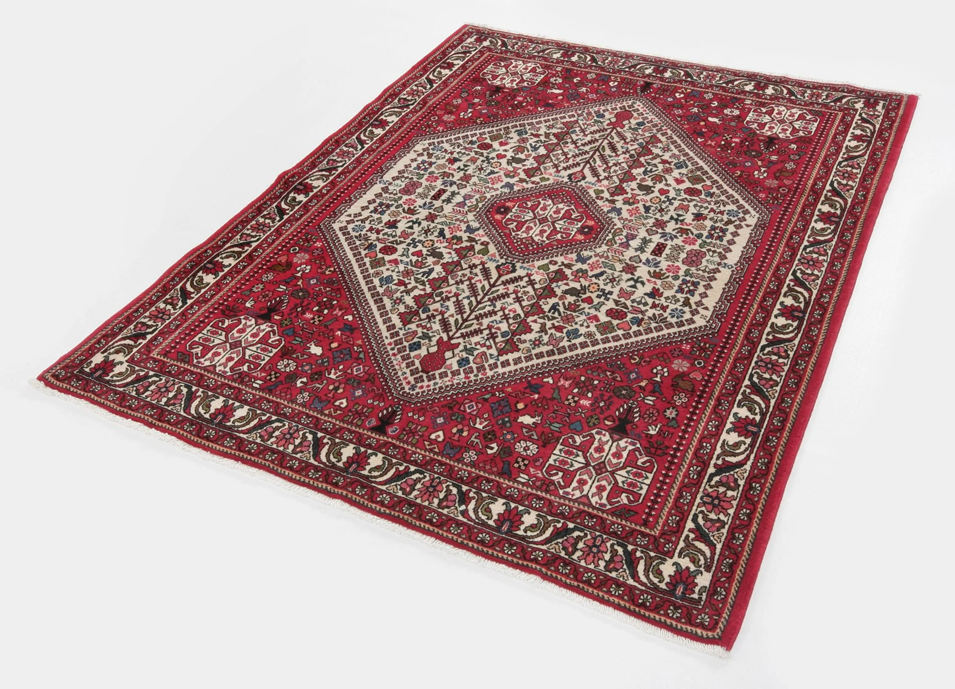 Alternative view of Hand-Knotted Persian Rug, 155 × 205 cm, Wool