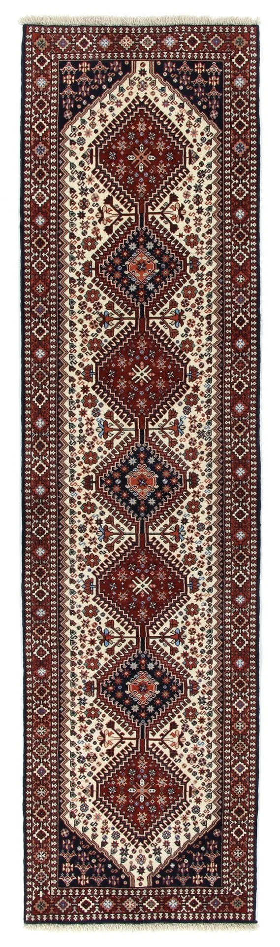 Persian Rug 73 × 300 cm in Wool, hand-knotted