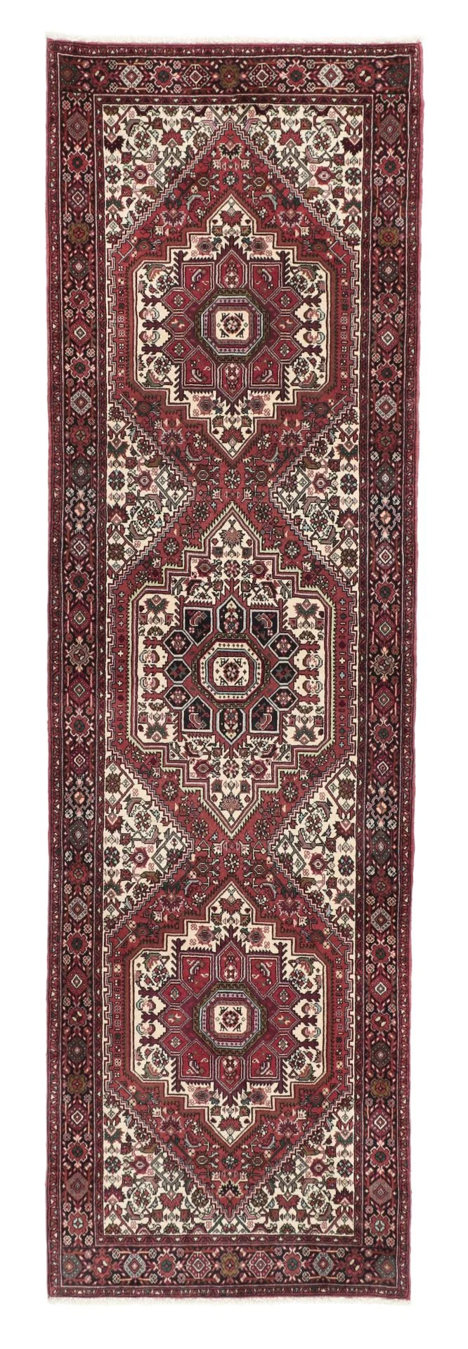 Persian Rug 83 × 290 cm in Wool, hand-knotted